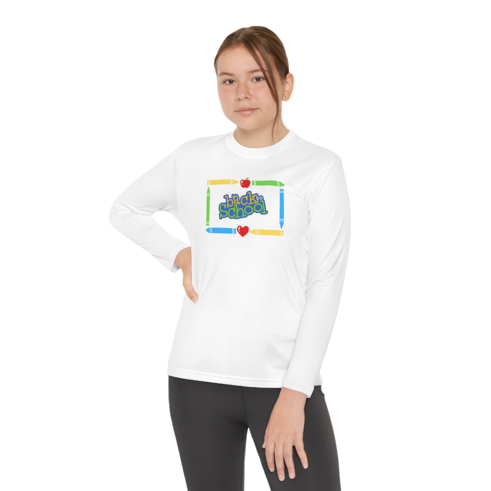 Back To School Youth Long Sleeve Competitor Tee