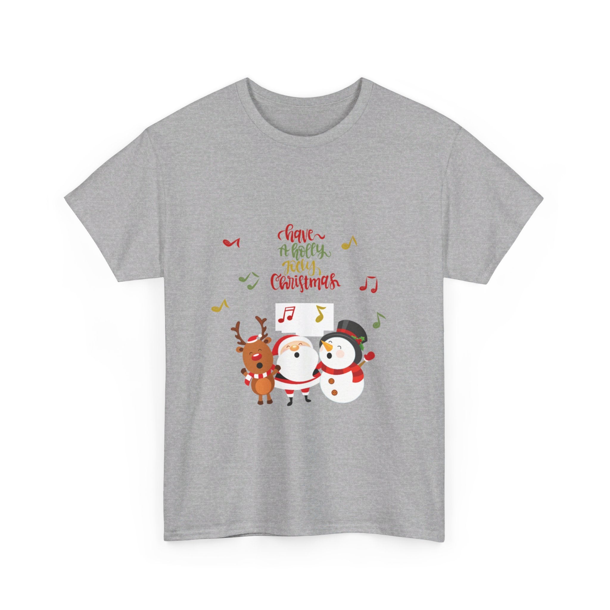 Have A Holly Jolly Christmas Unisex Heavy Cotton Tee