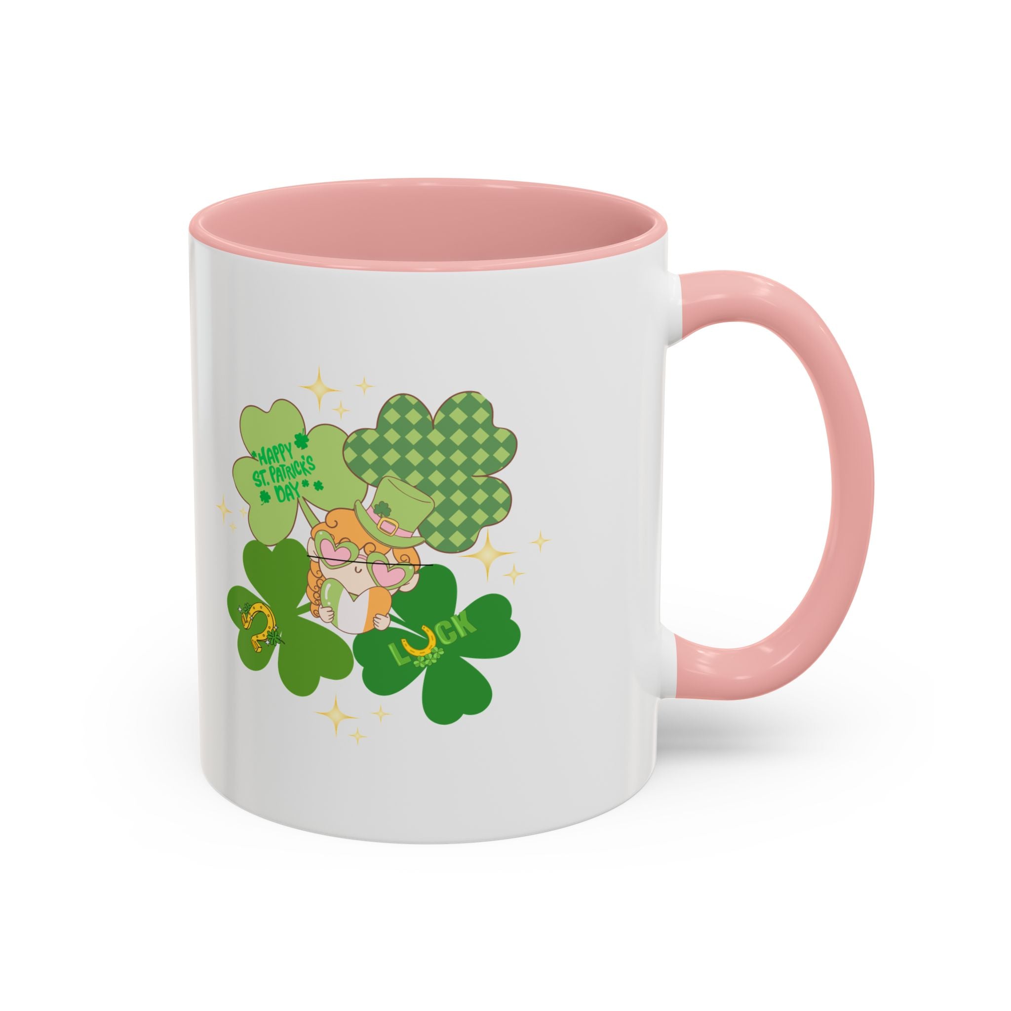 Retro St. Paddy's Day Accent Coffee Mug - 11oz & 15oz