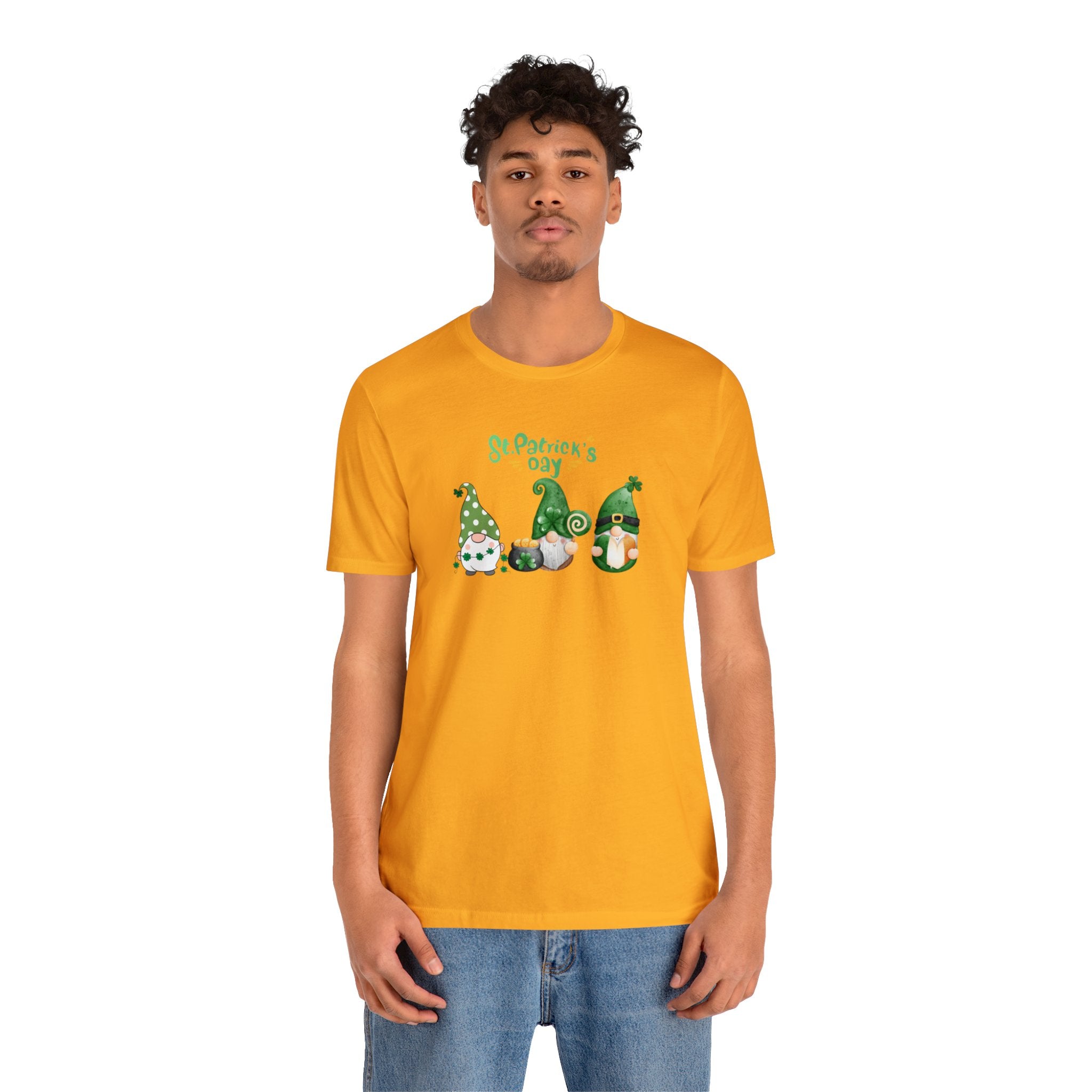 St. Patty's Day Gnome Unisex Jersey Short Sleeve Tee