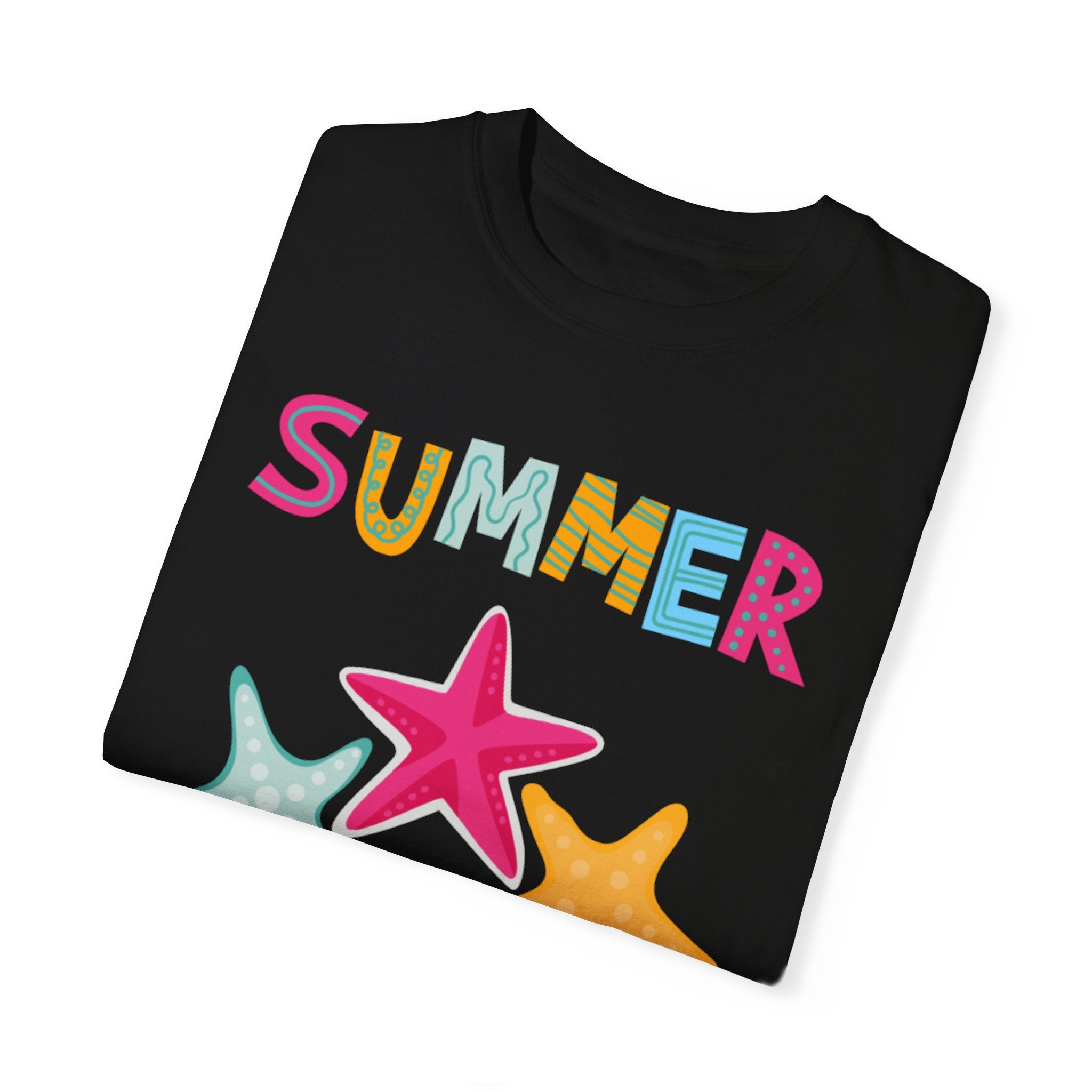 Summer Starfish Unisex Garment-Dyed T-shirt