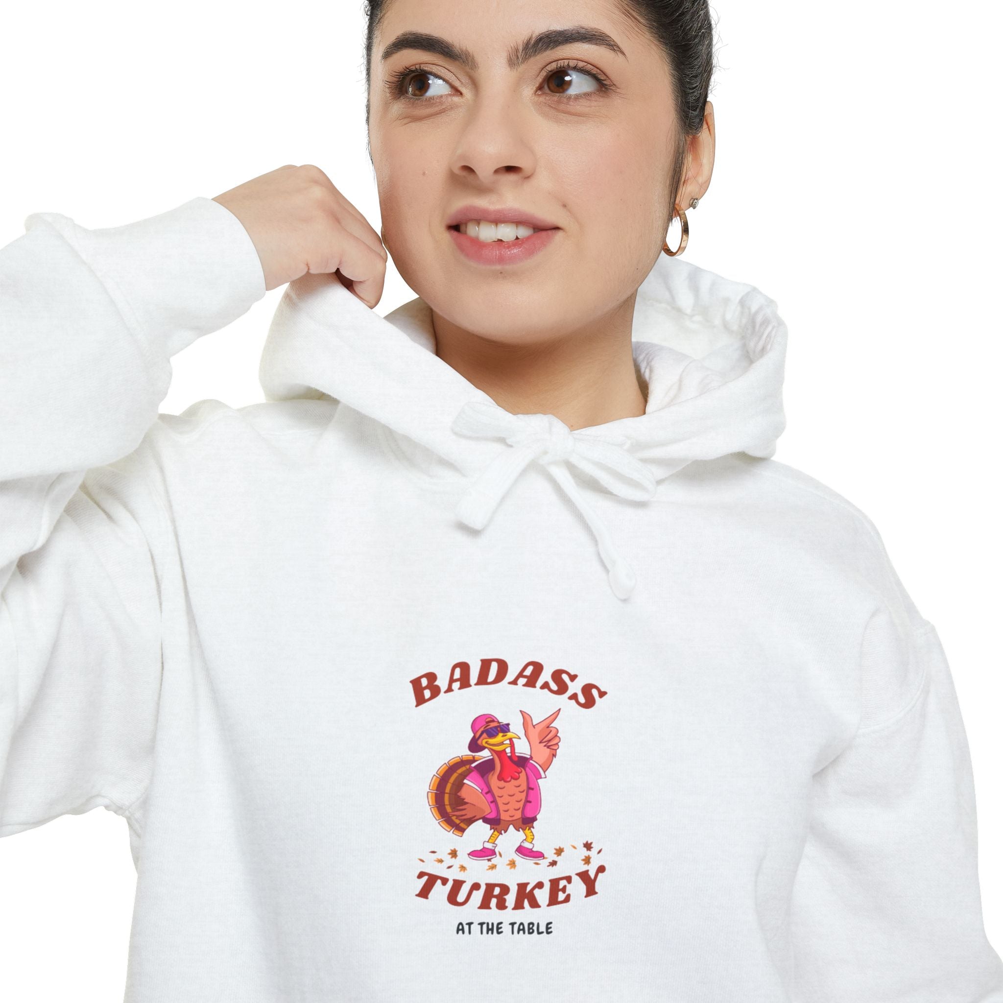 Badass Turkey Unisex Garment-Dyed Hoodie