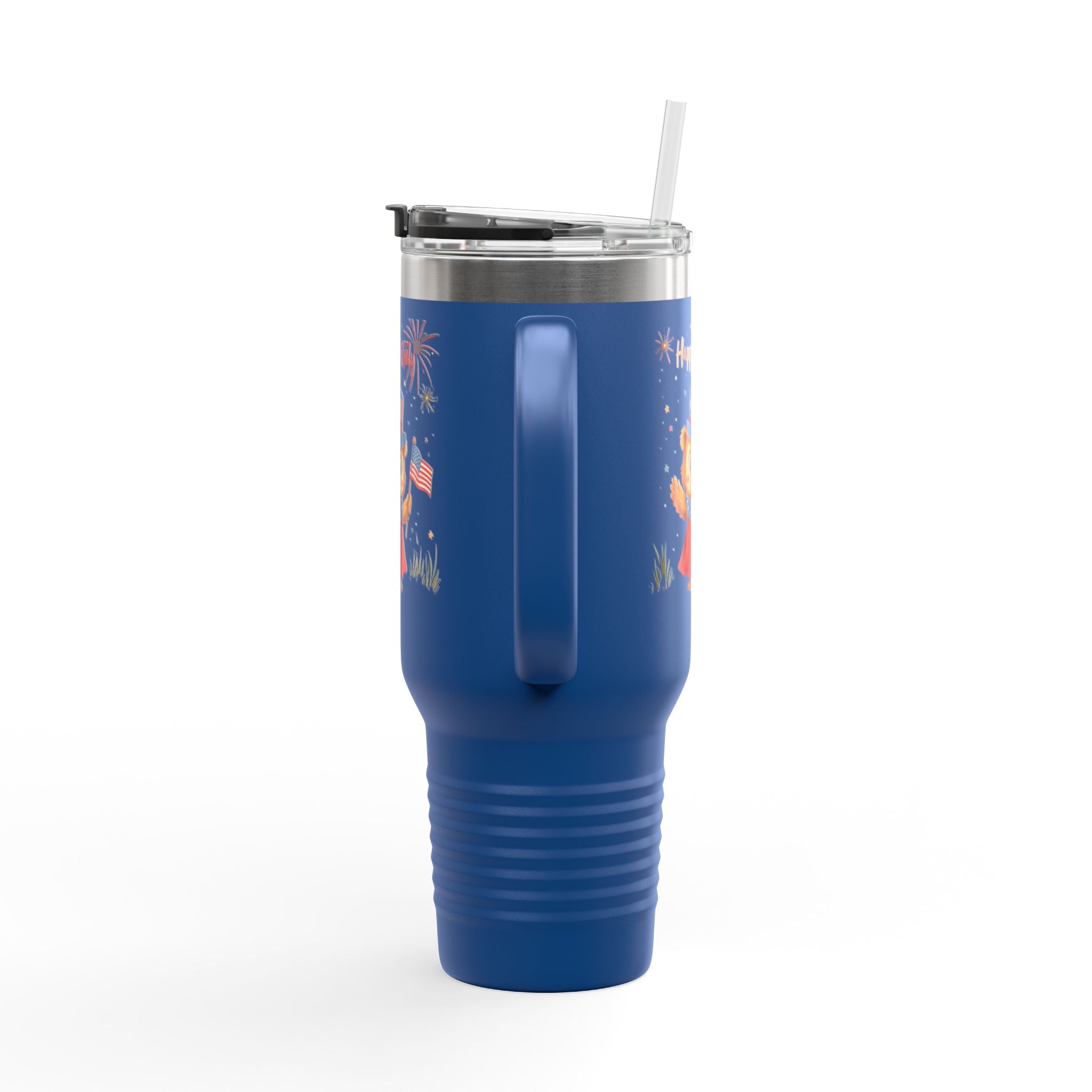 Happy Independence Day  Insulated Travel Mug, 40oz