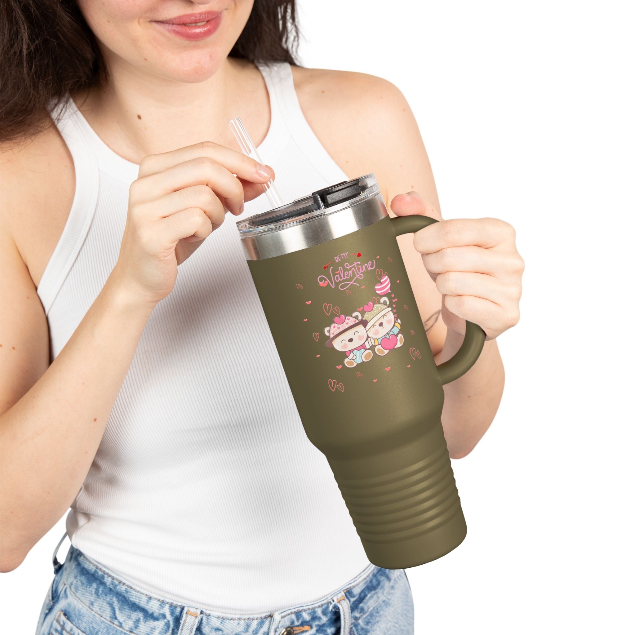 You And Me Forever Insulated Travel Mug, 40oz