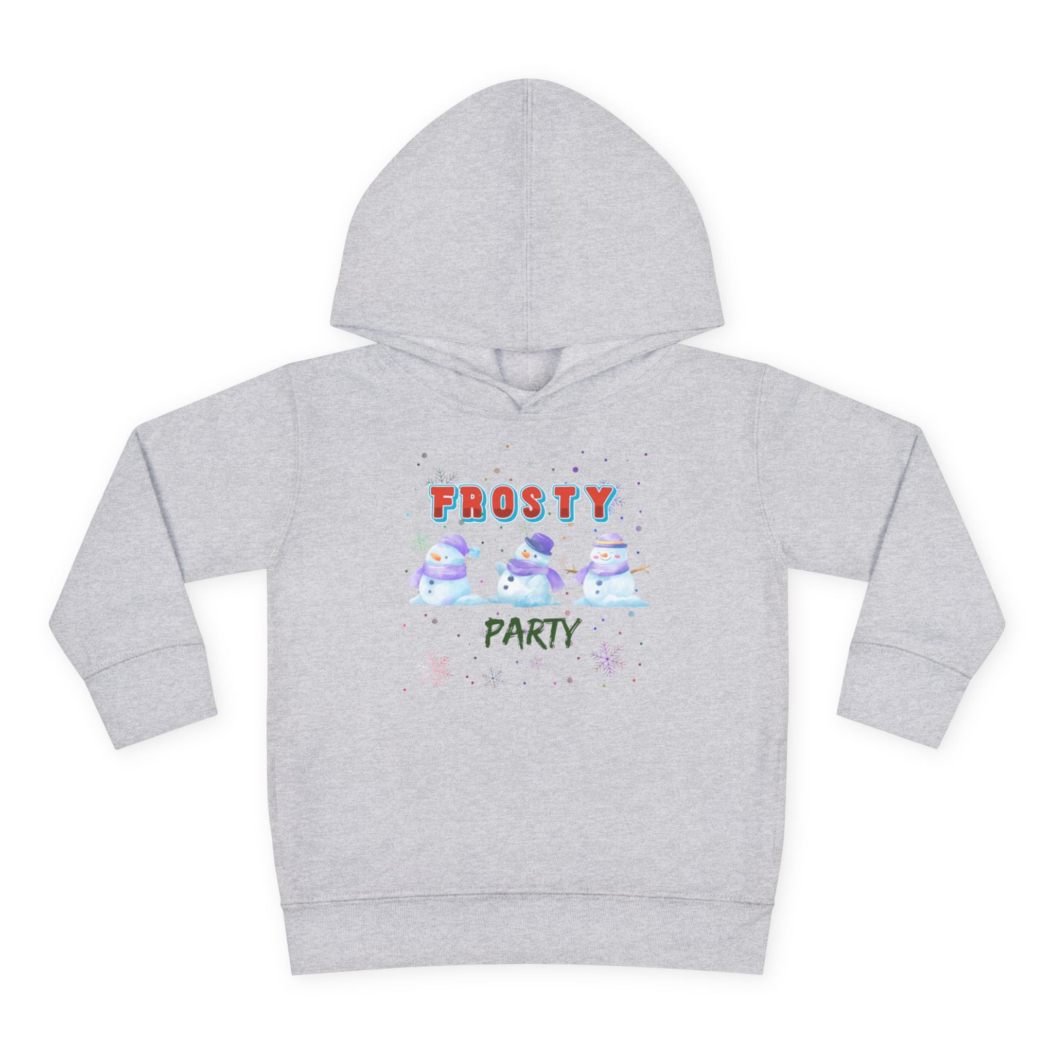 Frosty Party Toddler Pullover Fleece Hoodie