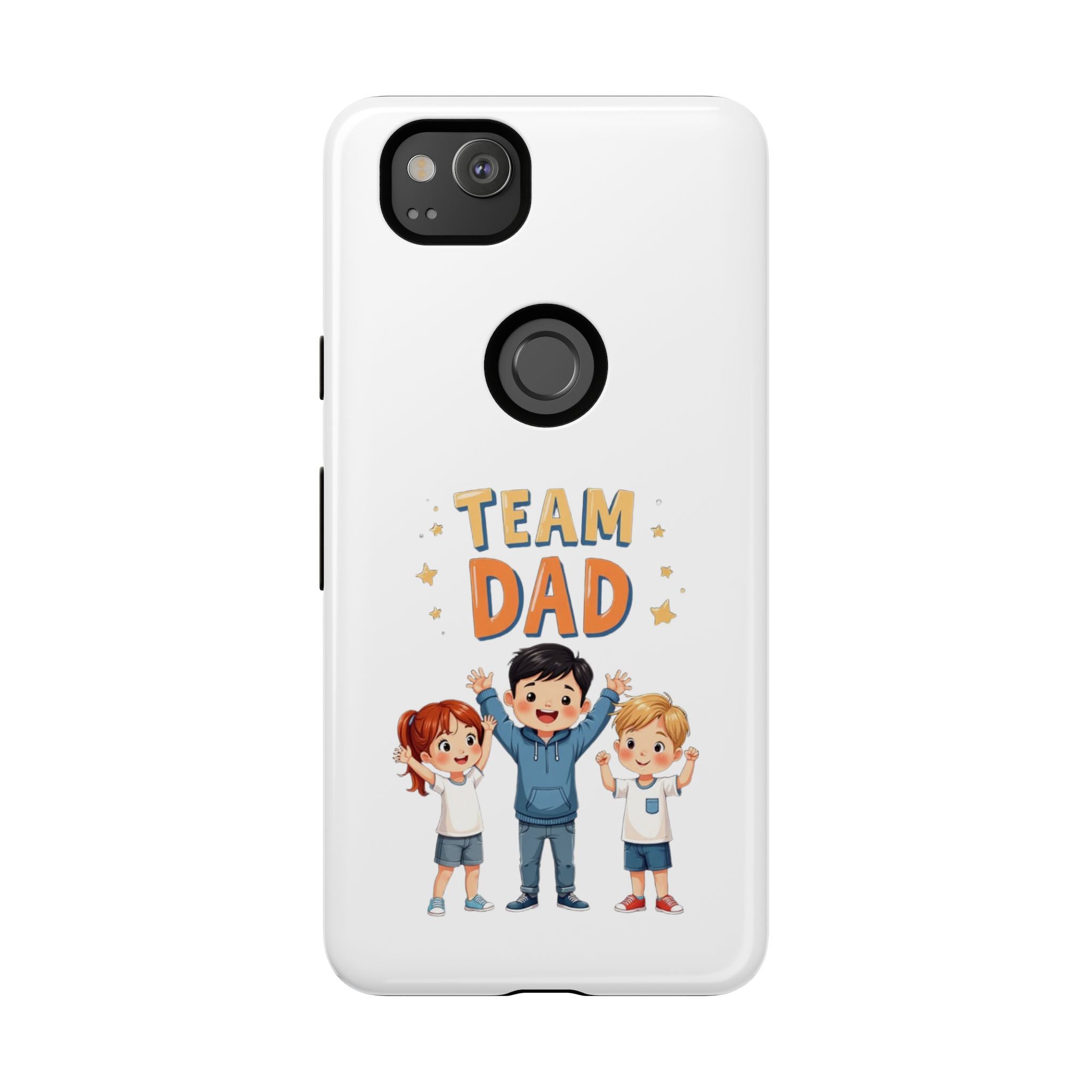 Team Dad Phone Case, Fun Gift for Fathers, Durable Phone Protector, Cute Dad Team Merchandise, Father's Day Special