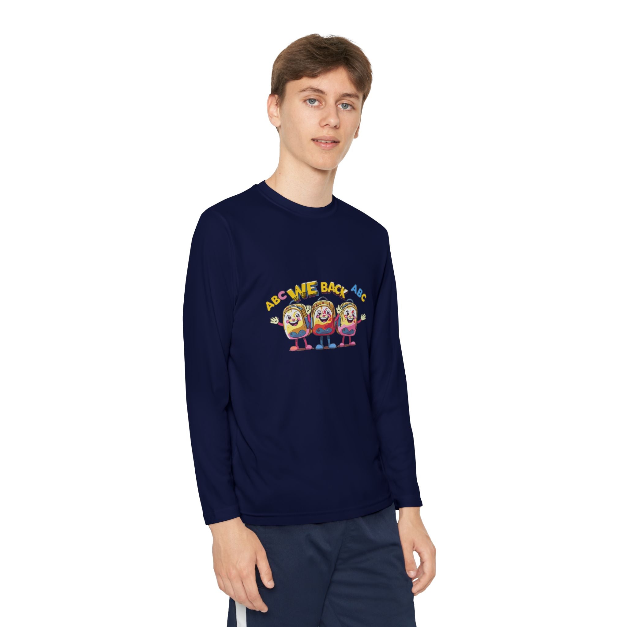 We Back Youth Long Sleeve Competitor Tee