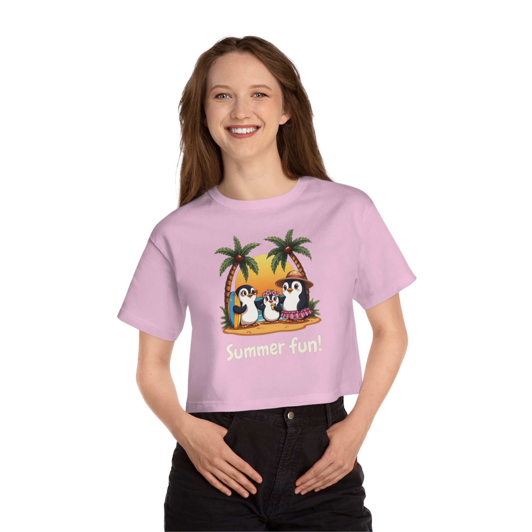 Summer Fun Cropped T-Shirt