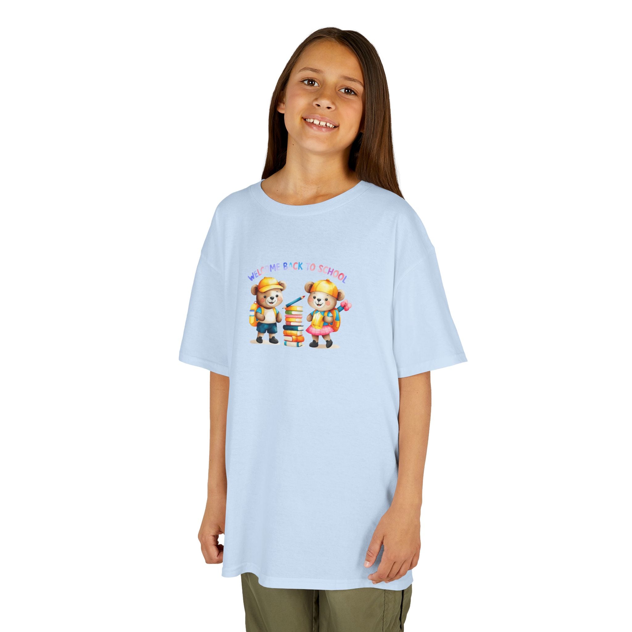 Welcome Back to School Kids Heavy Cotton Tee