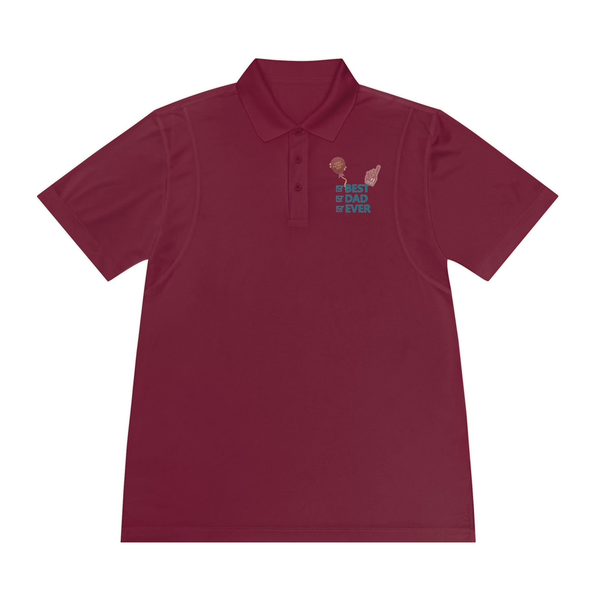 Best Dad Ever Men's Sport Polo Shirt