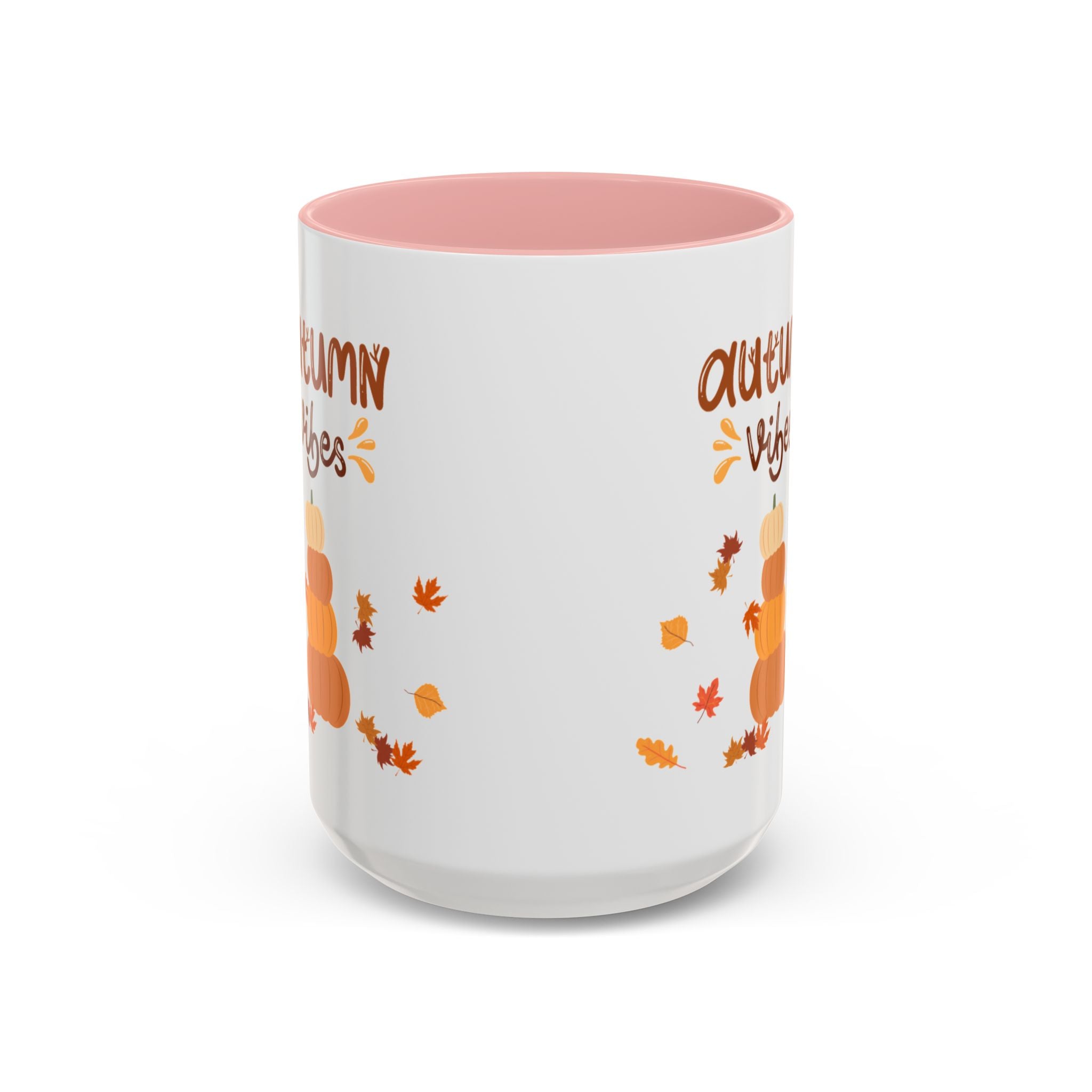 Autumn Vibes Accent Coffee Mug (11, 15oz)