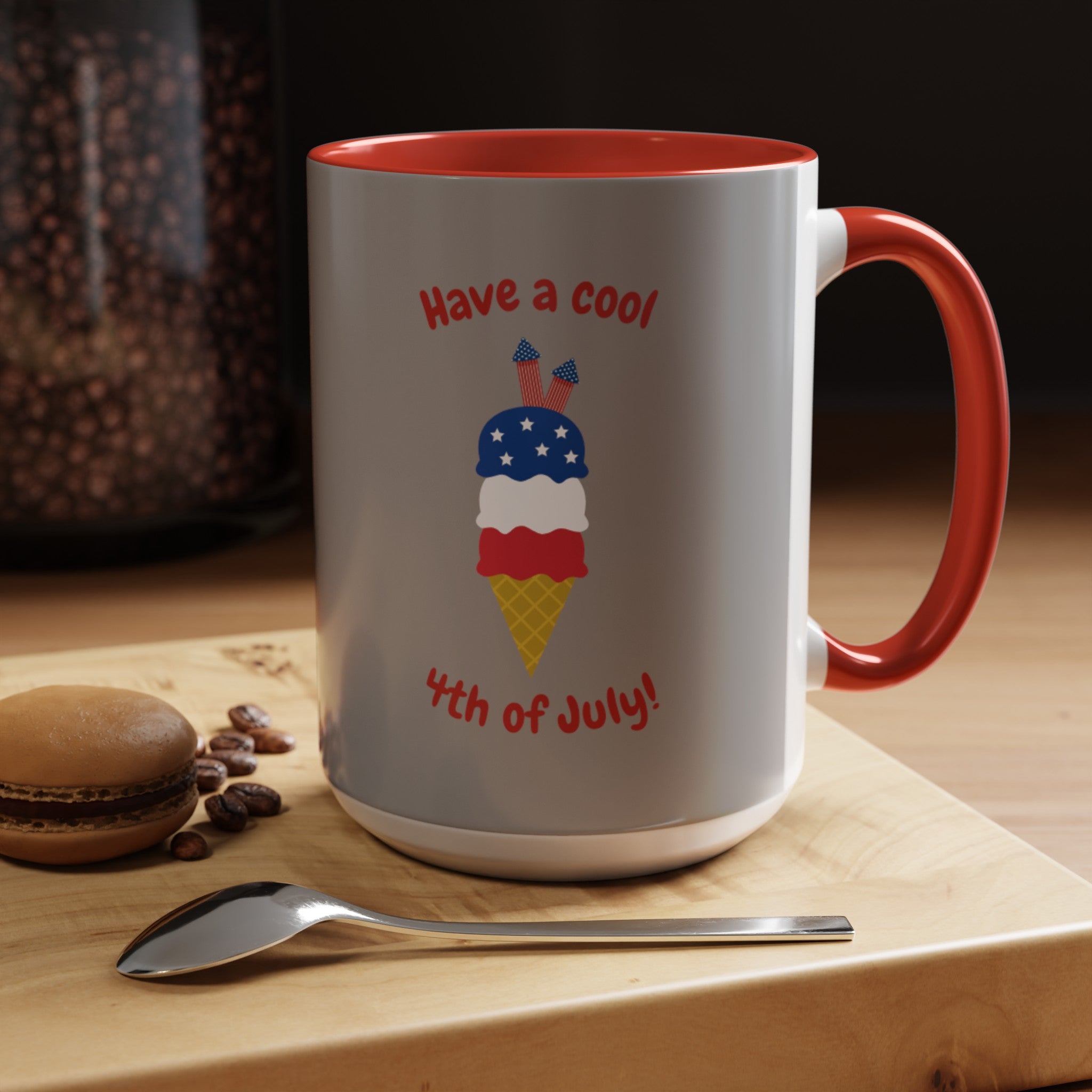 Have A Cool 4th Of July Accent Coffee Mug (11, 15oz)