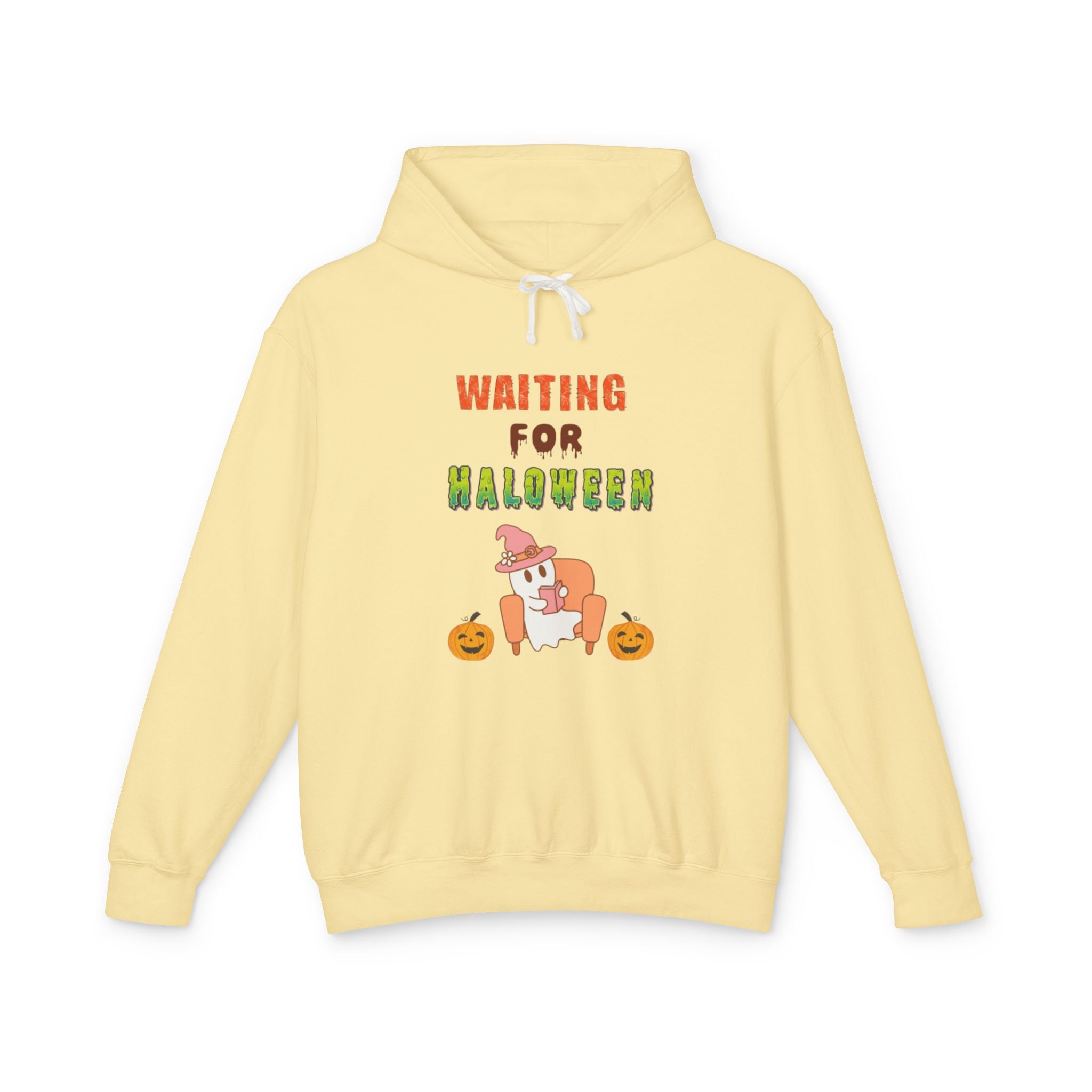 Waiting For Halloween Unisex Lightweight Hooded Sweatshirt