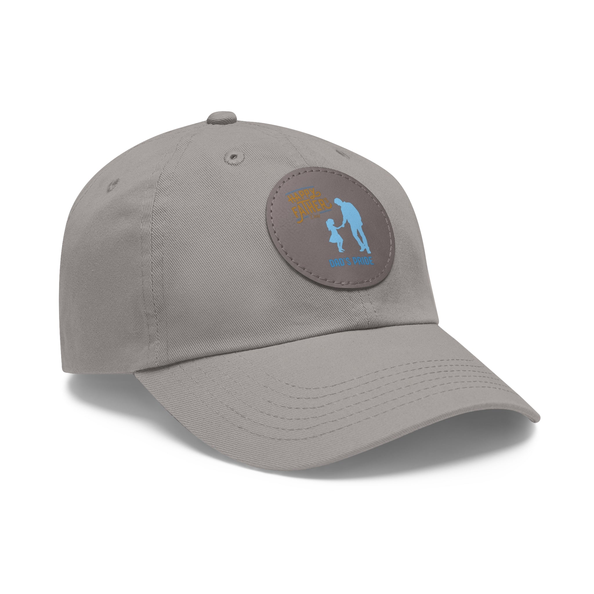 Dad's Pride Hat with Leather Patch (Round)