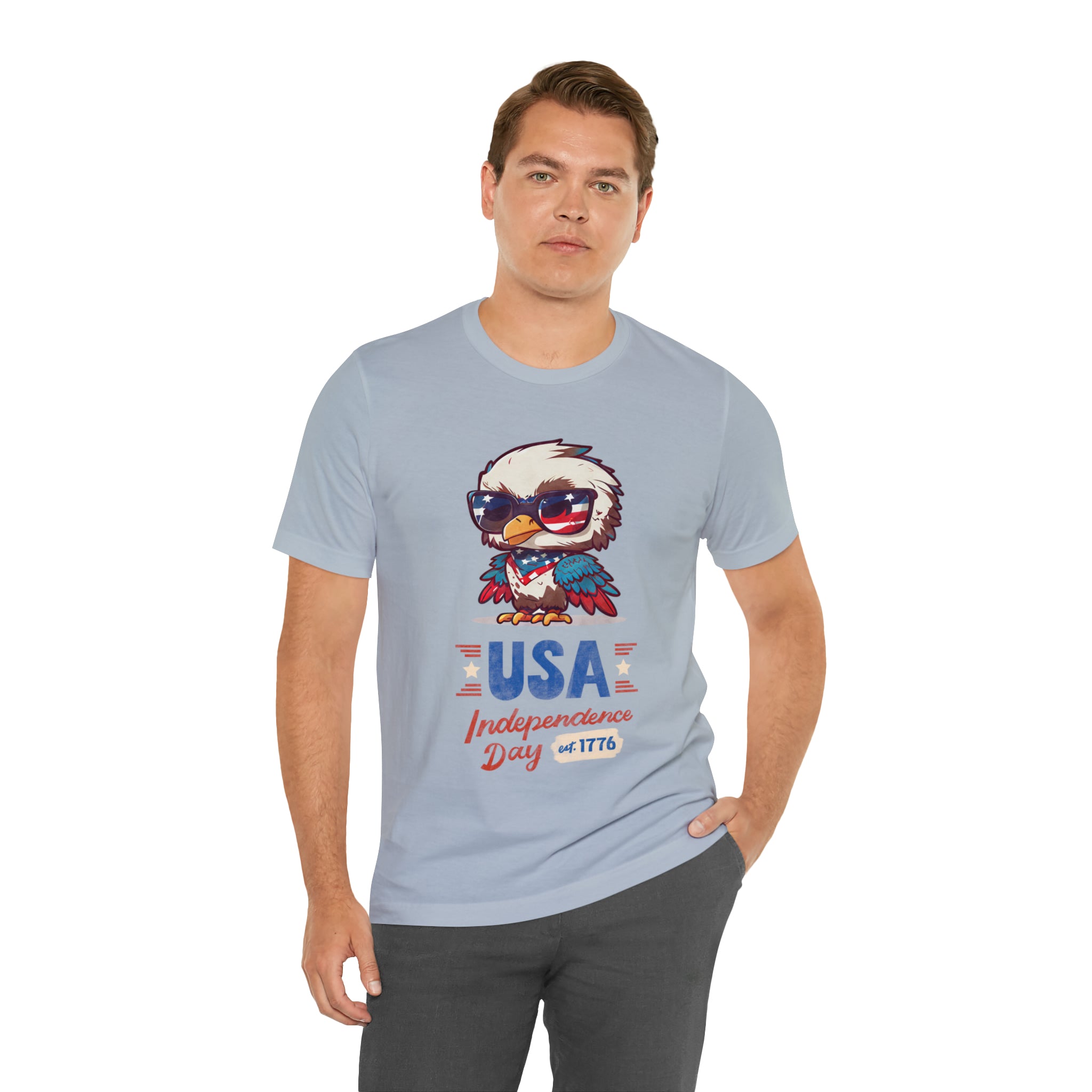 USA Independence Day Unisex Jersey Short Sleeve Tee