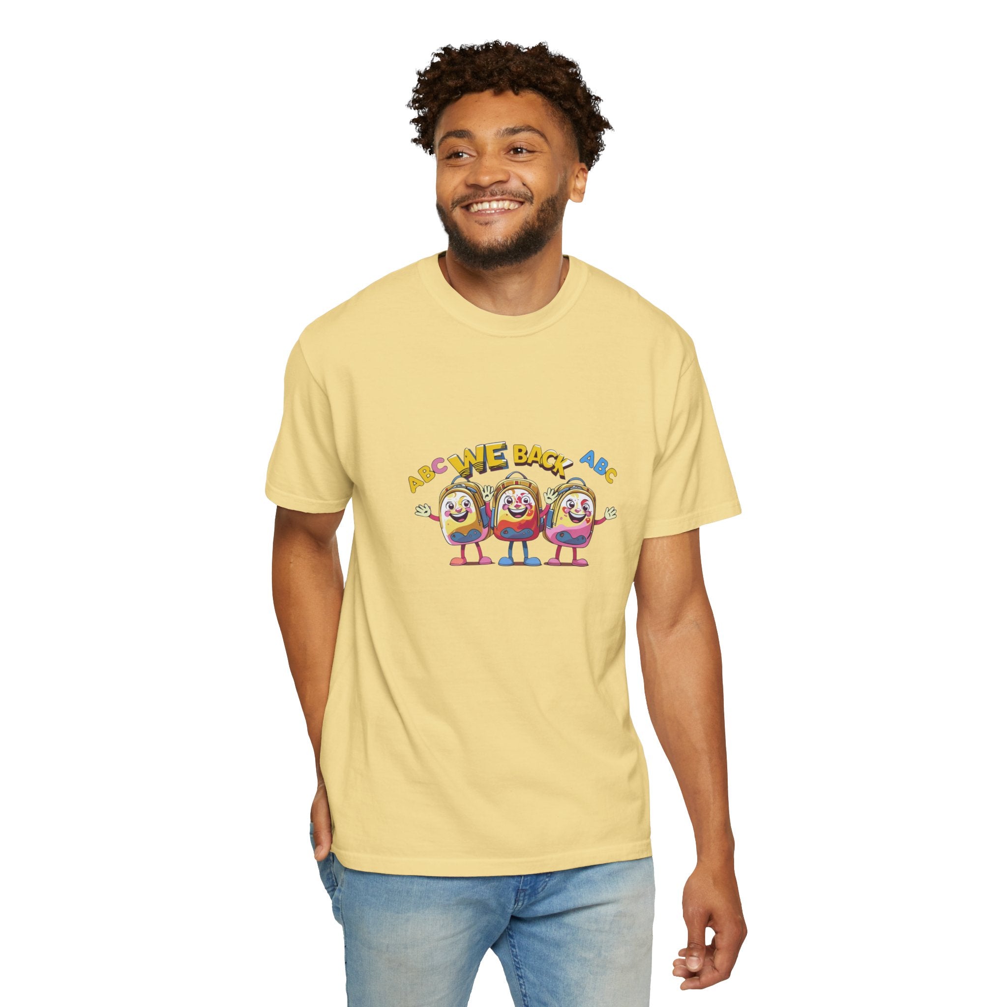 We Back Unisex Garment-Dyed T-shirt