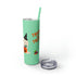 Trick or Treat Skinny Tumbler with Straw, 20oz