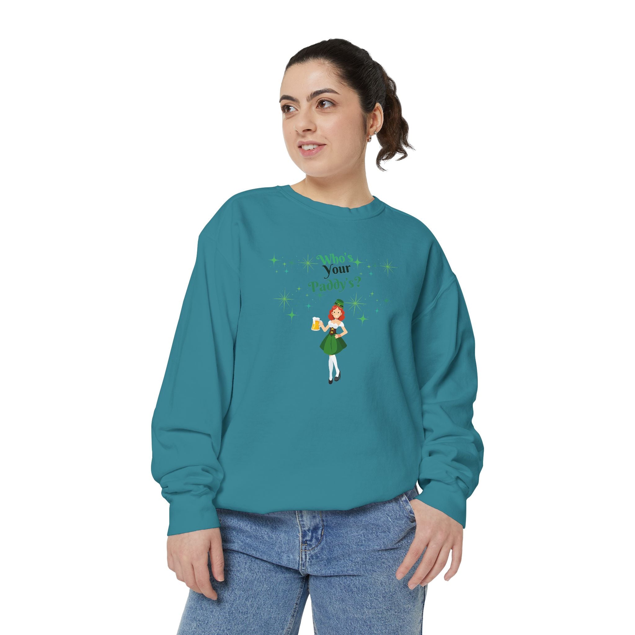 Who's Your Paddy? Unisex Garment-Dyed Sweatshirt