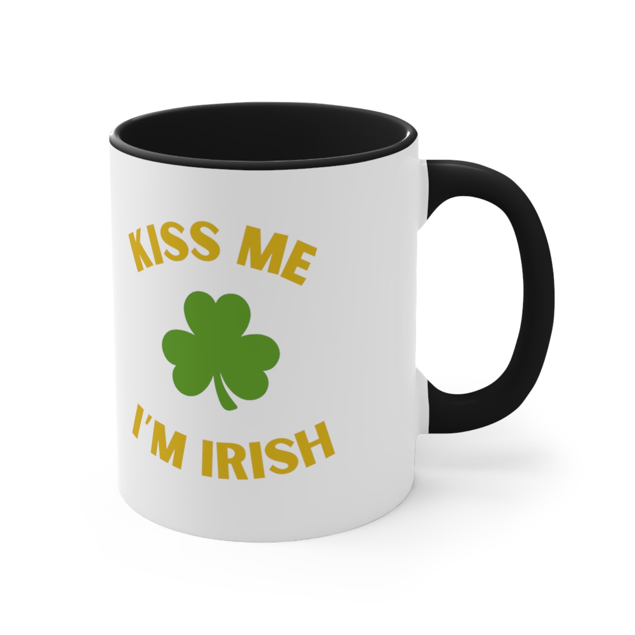 Kiss Me I'm Irish Accent Coffee Mug, 11oz