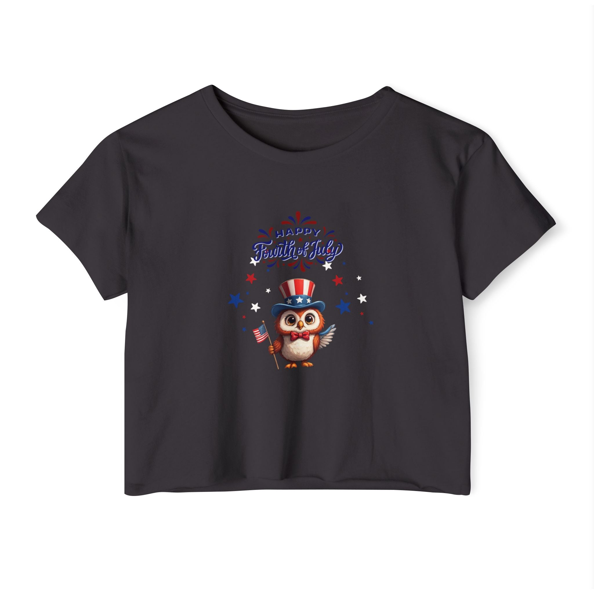 American Eagle Happy 4th of July Women's Festival Crop Top