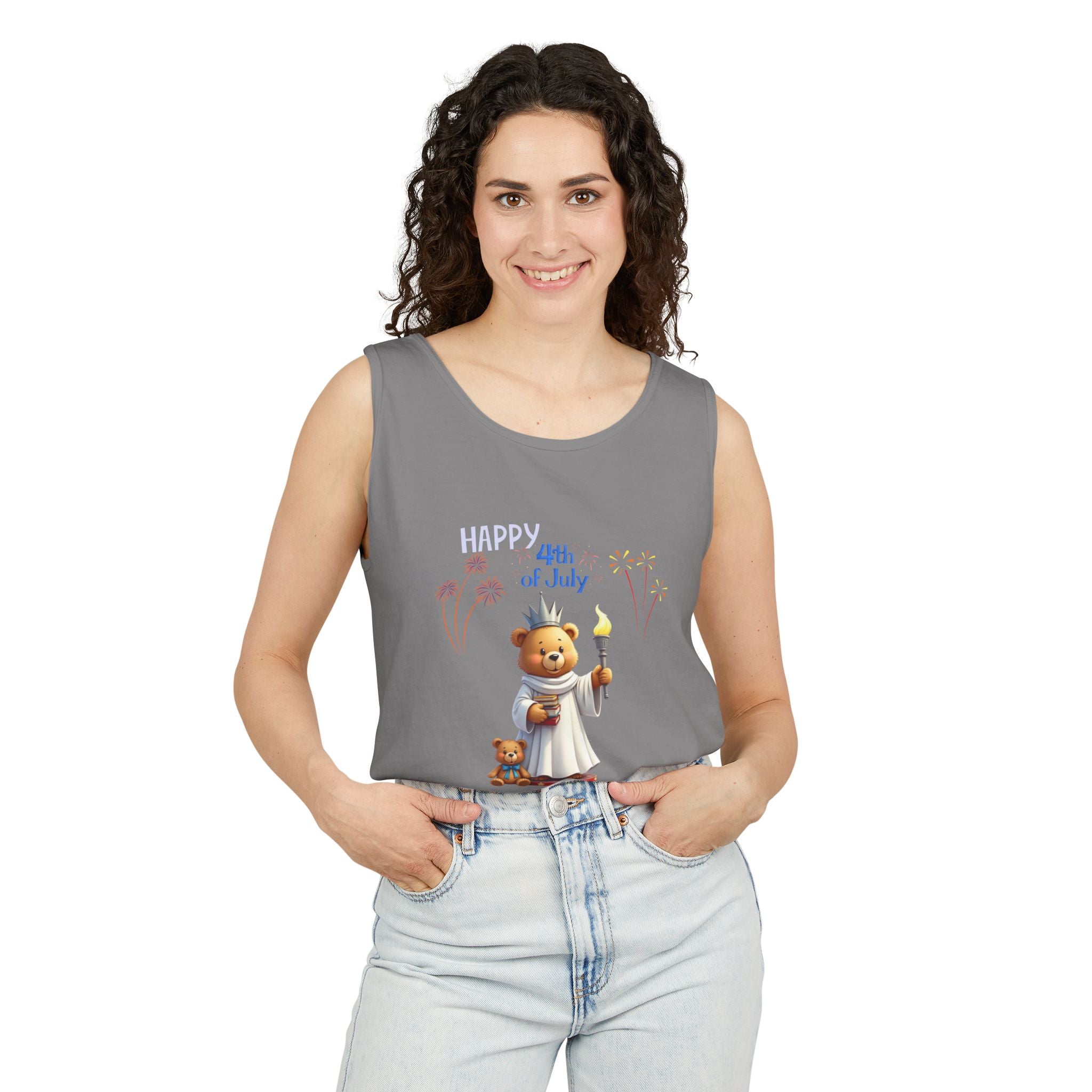 Lady Liberty Unisex Tank Top