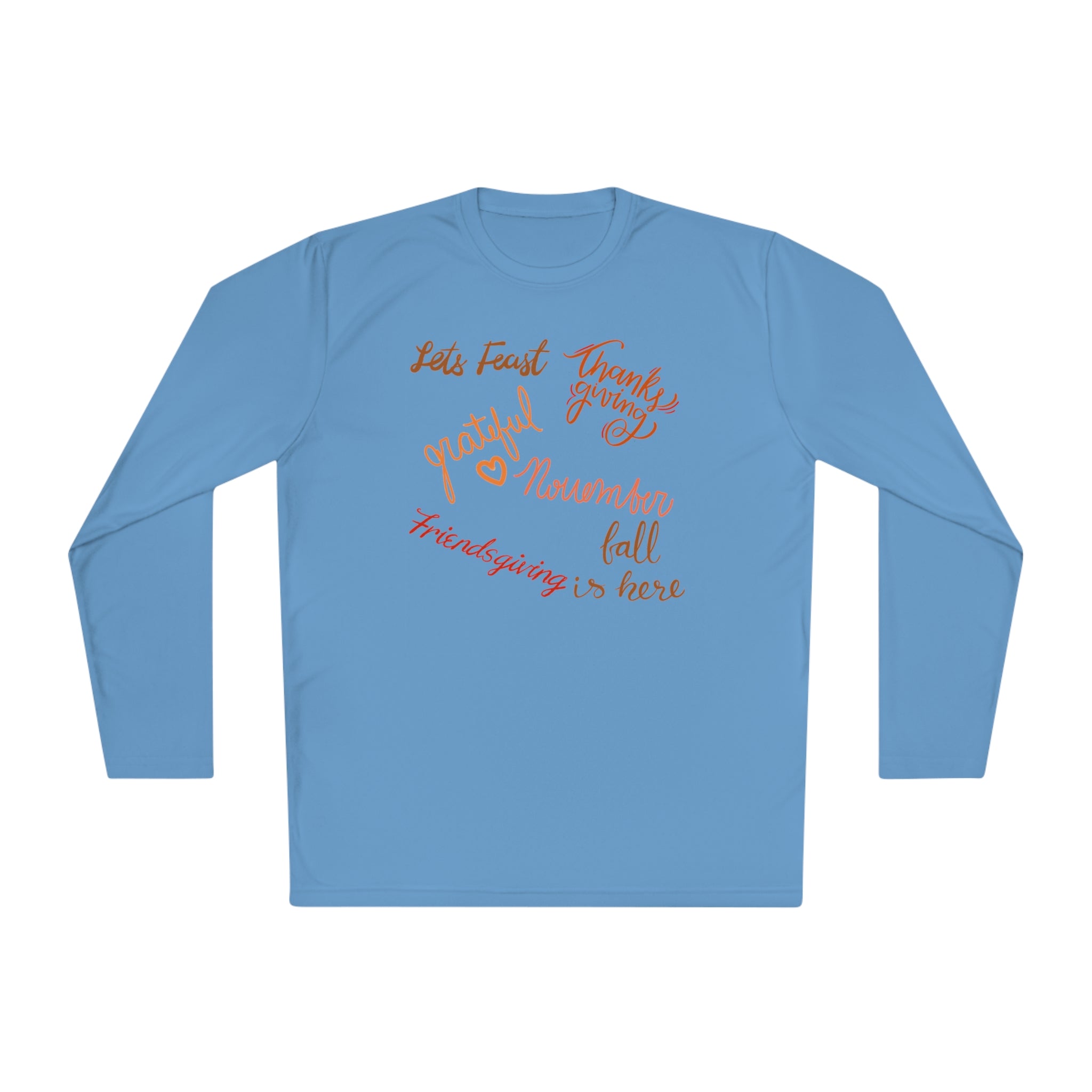 Thanksgiving Season Unisex Lightweight Long Sleeve Tee