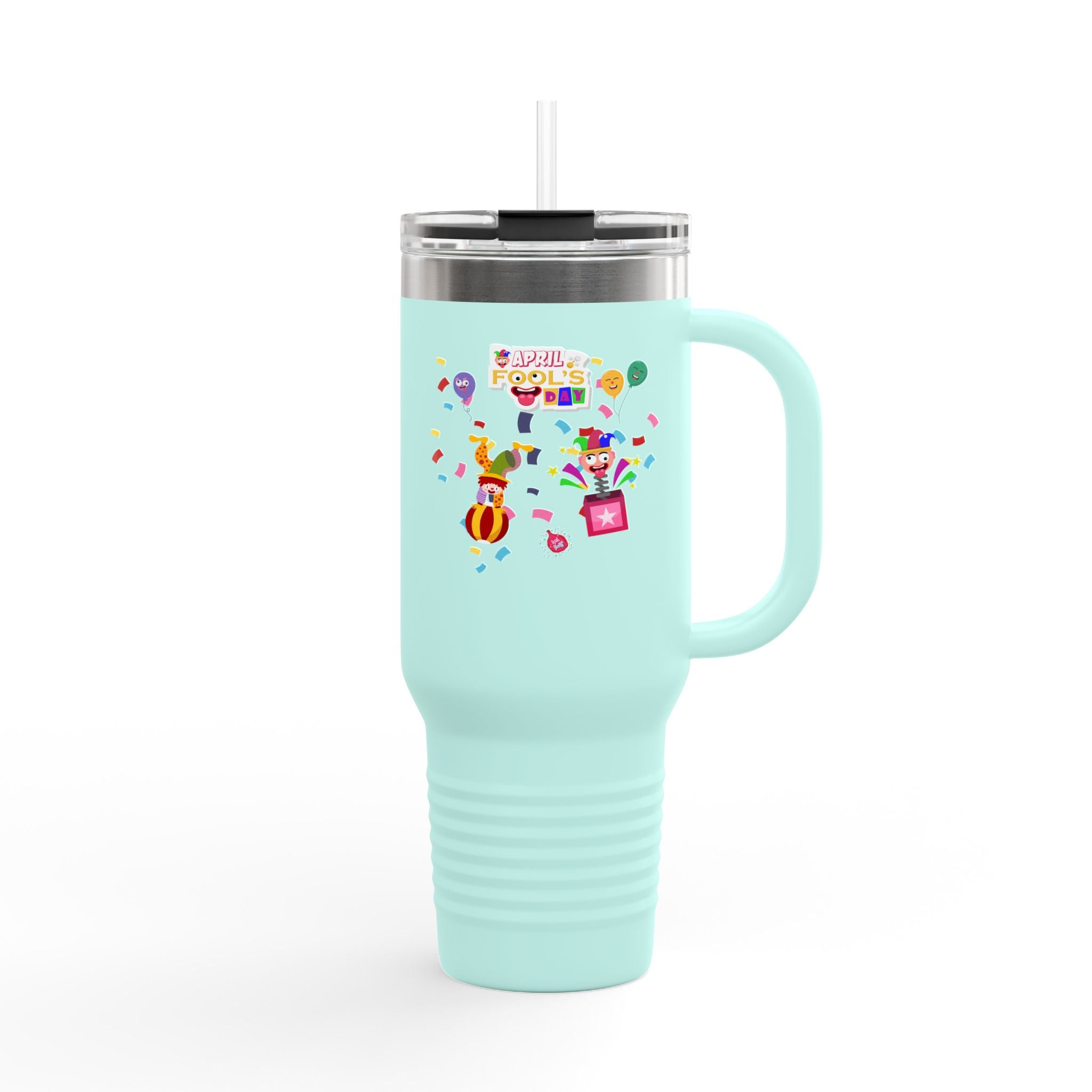 All April Fool's Day Insulated Travel Mug - 40oz