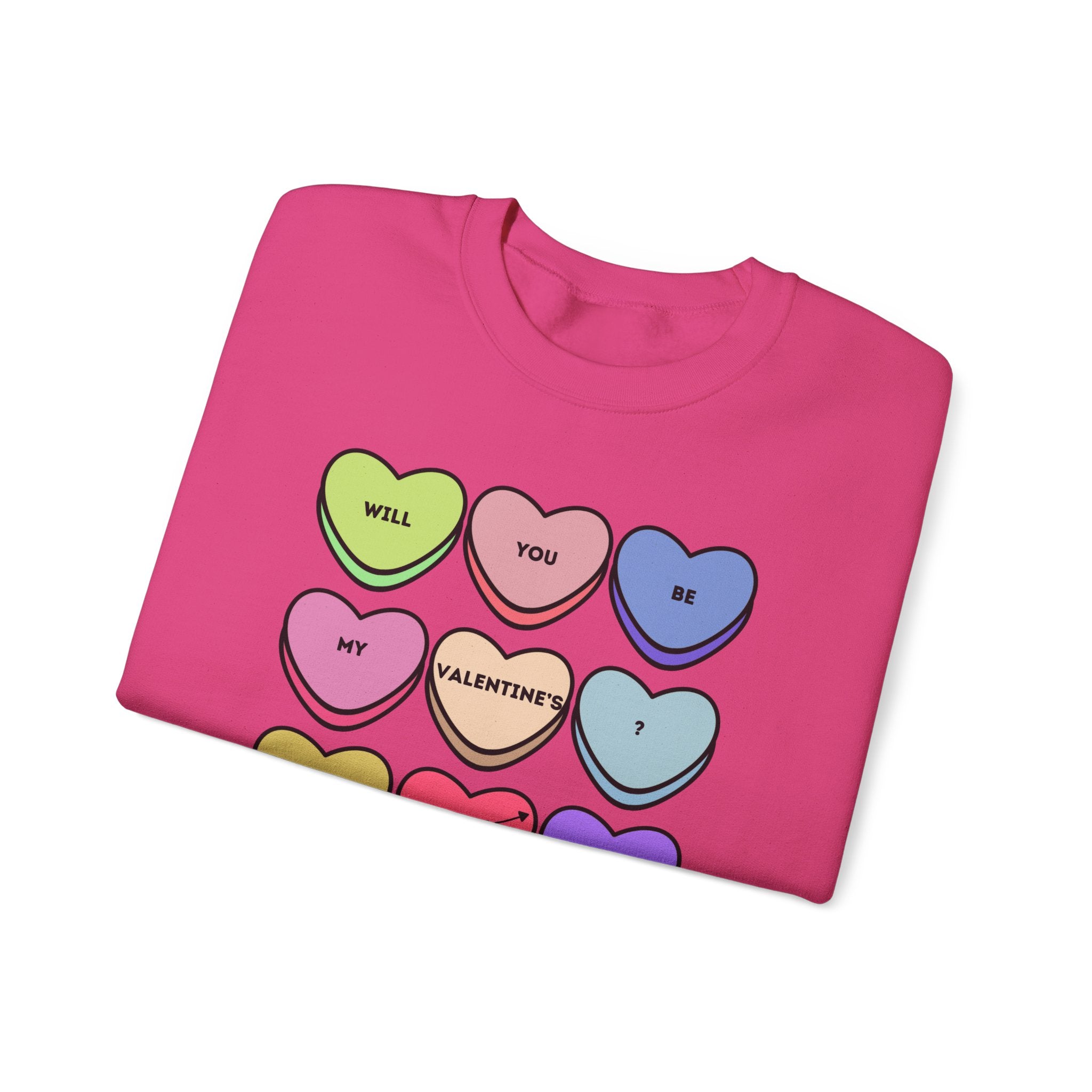 Will You Be My Valentine? Unisex Heavy Blend™ Crewneck Sweatshirt