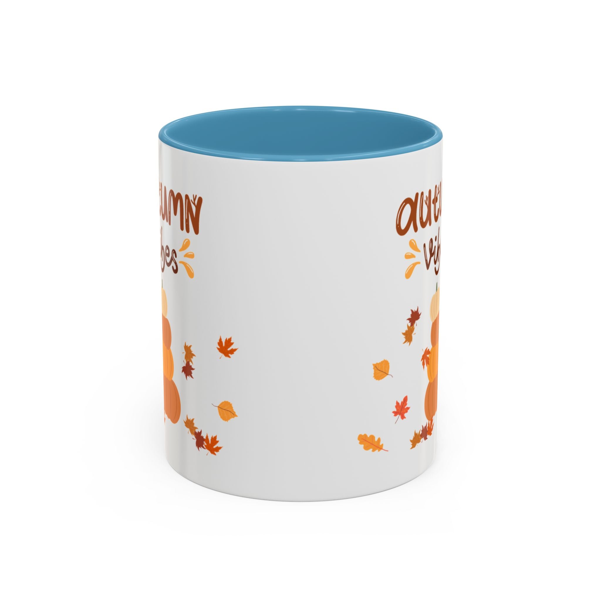 Autumn Vibes Accent Coffee Mug (11, 15oz)