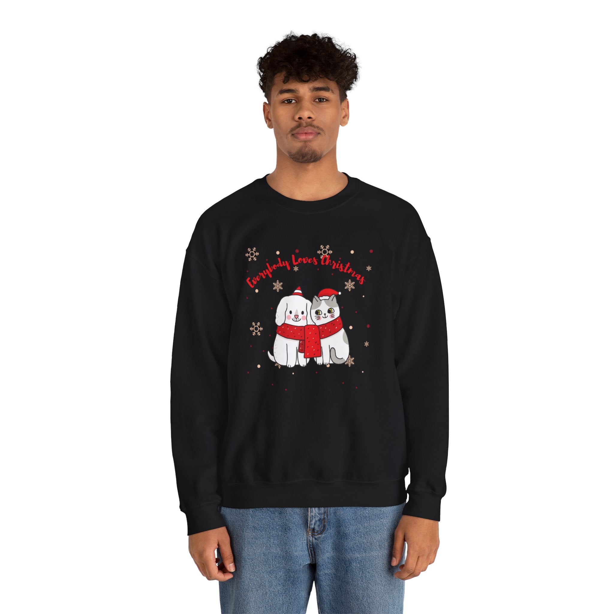 Everybody Loves Christmas Unisex Heavy Blend™ Crewneck Sweatshirt