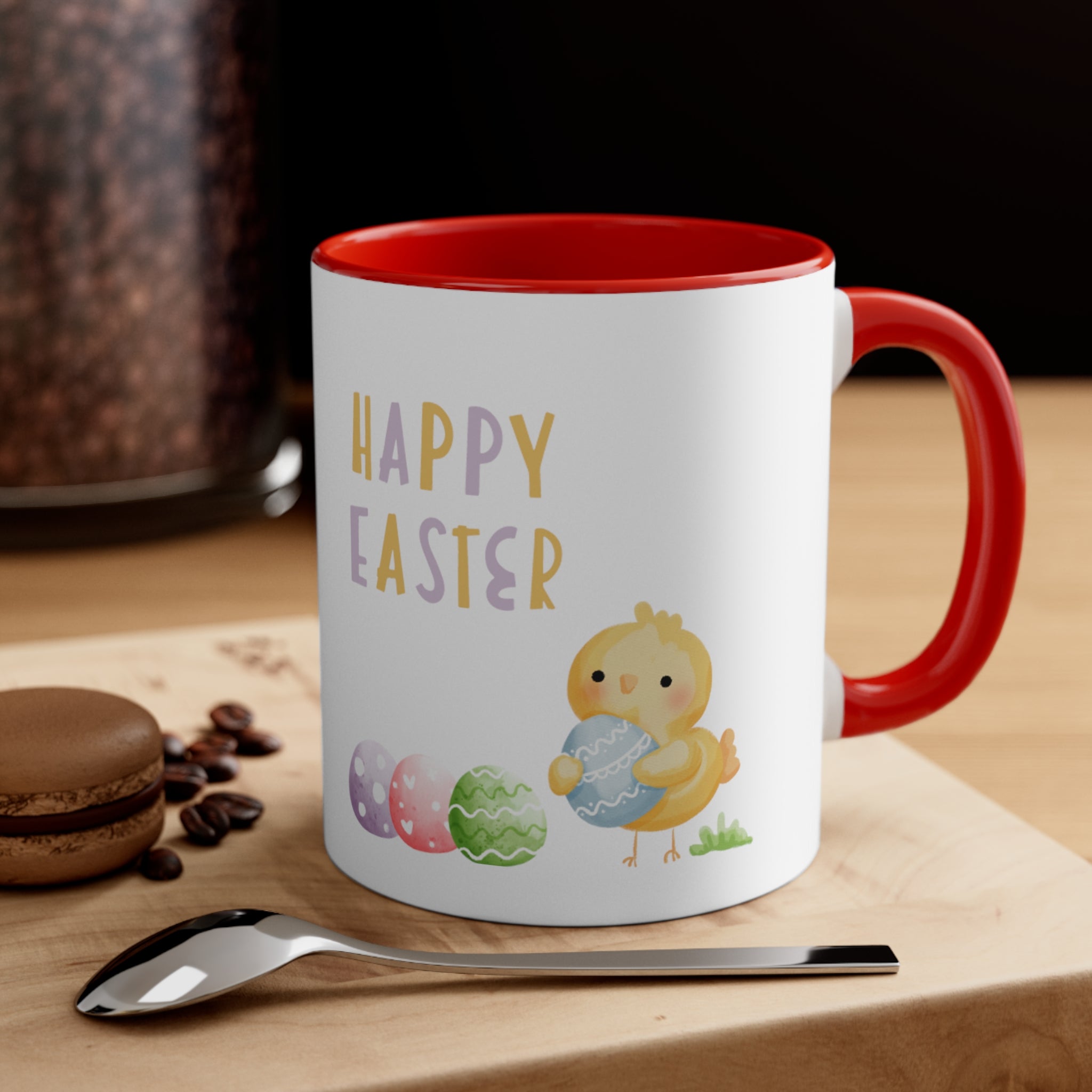 Wishing You A Happy Easter Accent Coffee Mug, 11oz