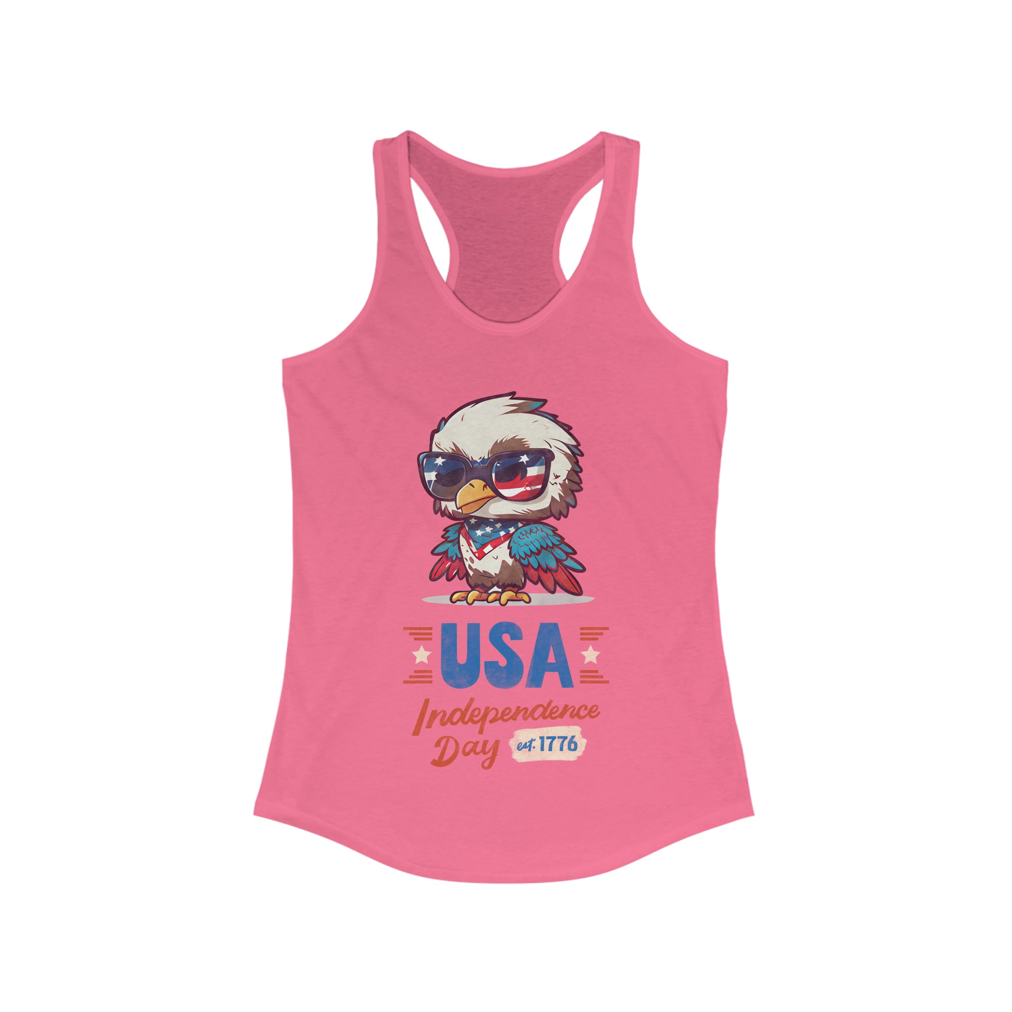 USA Independence Day Women's Ideal Racerback Tank