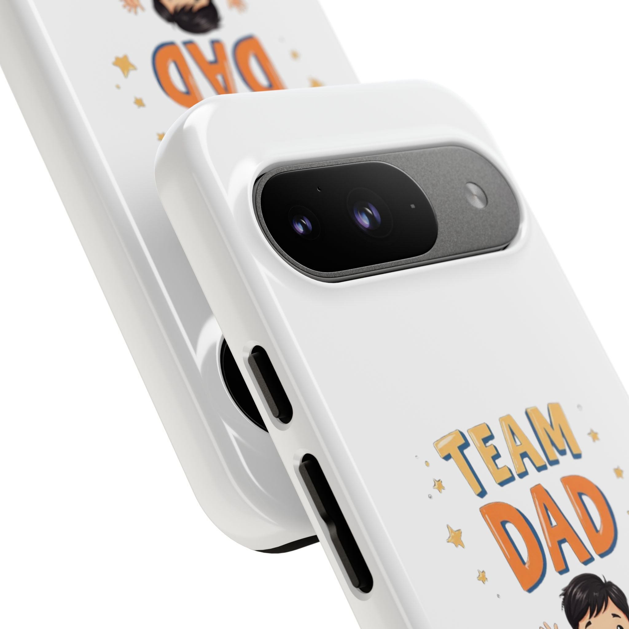 Team Dad Phone Case, Fun Gift for Fathers, Durable Phone Protector, Cute Dad Team Merchandise, Father's Day Special