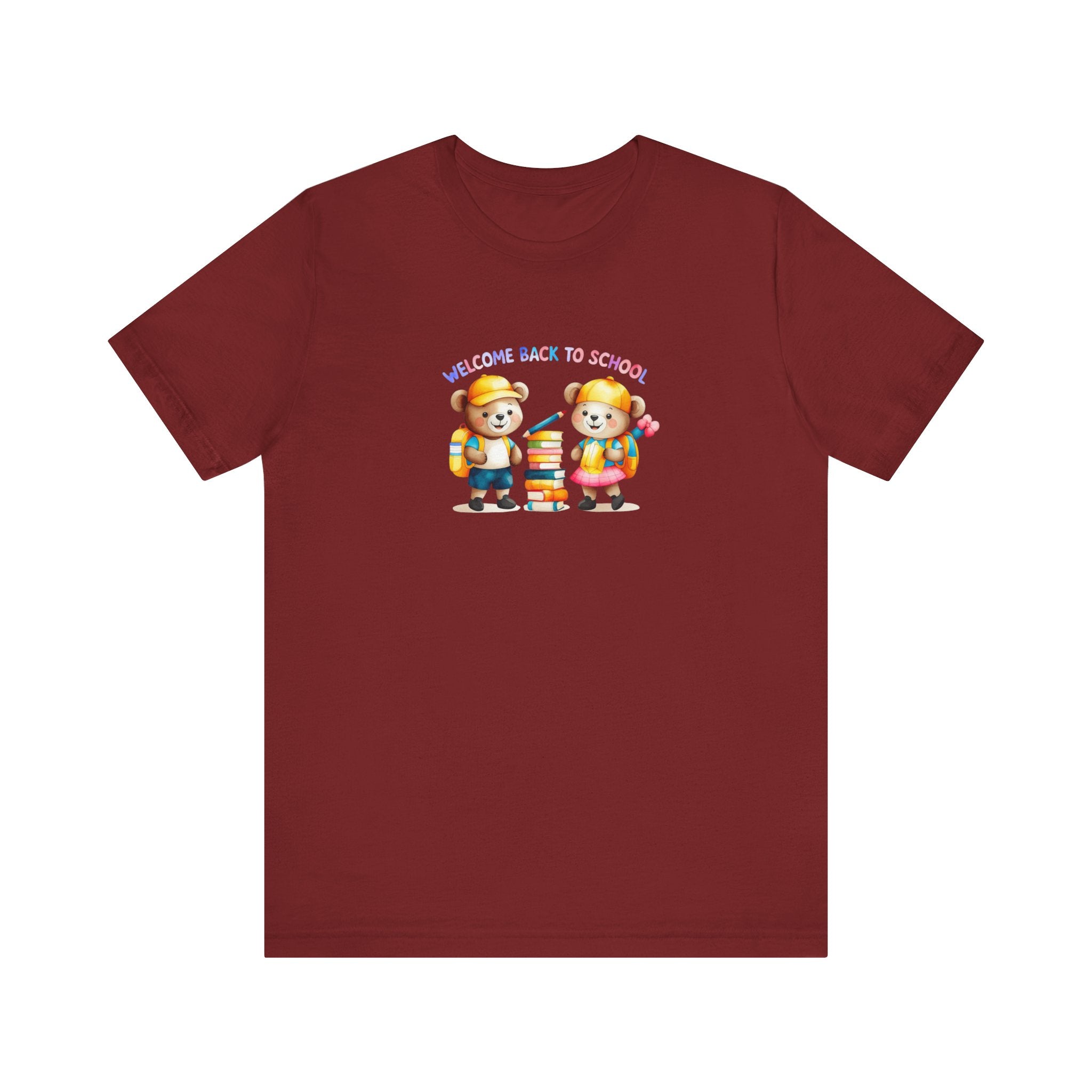 Welcome Back to School Fun Unisex Jersey Short Sleeve Tee