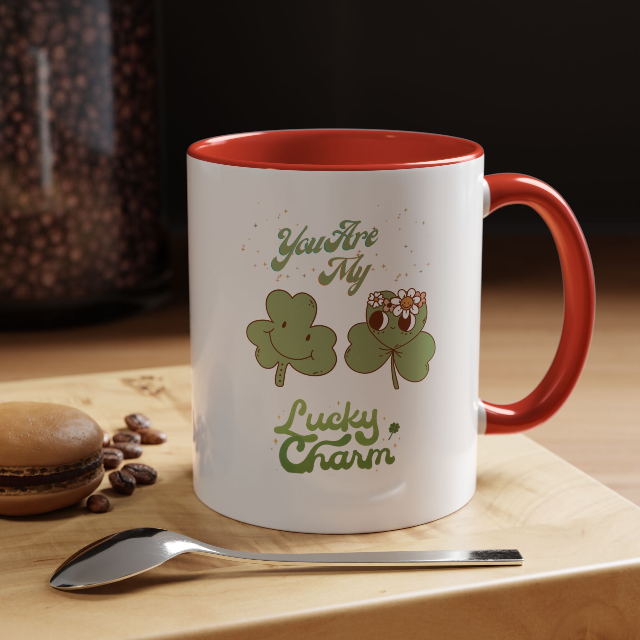 You're my Lucky Charm Accent Coffee Mug - St. Patrick's Day Gift
