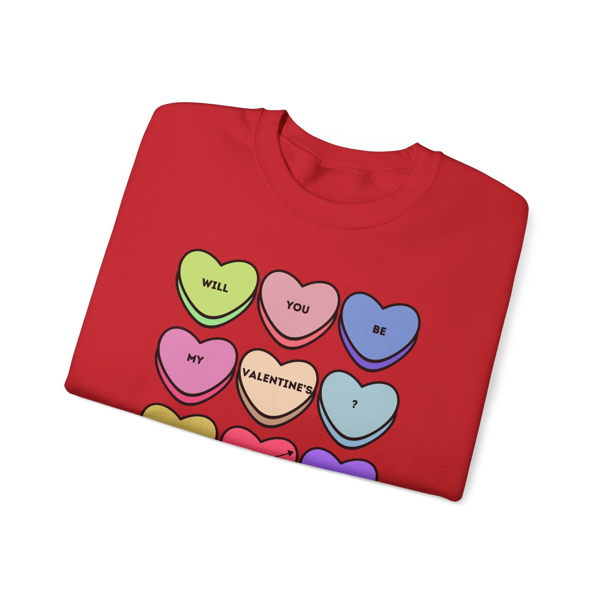 Will You Be My Valentine? Unisex Heavy Blend™ Crewneck Sweatshirt