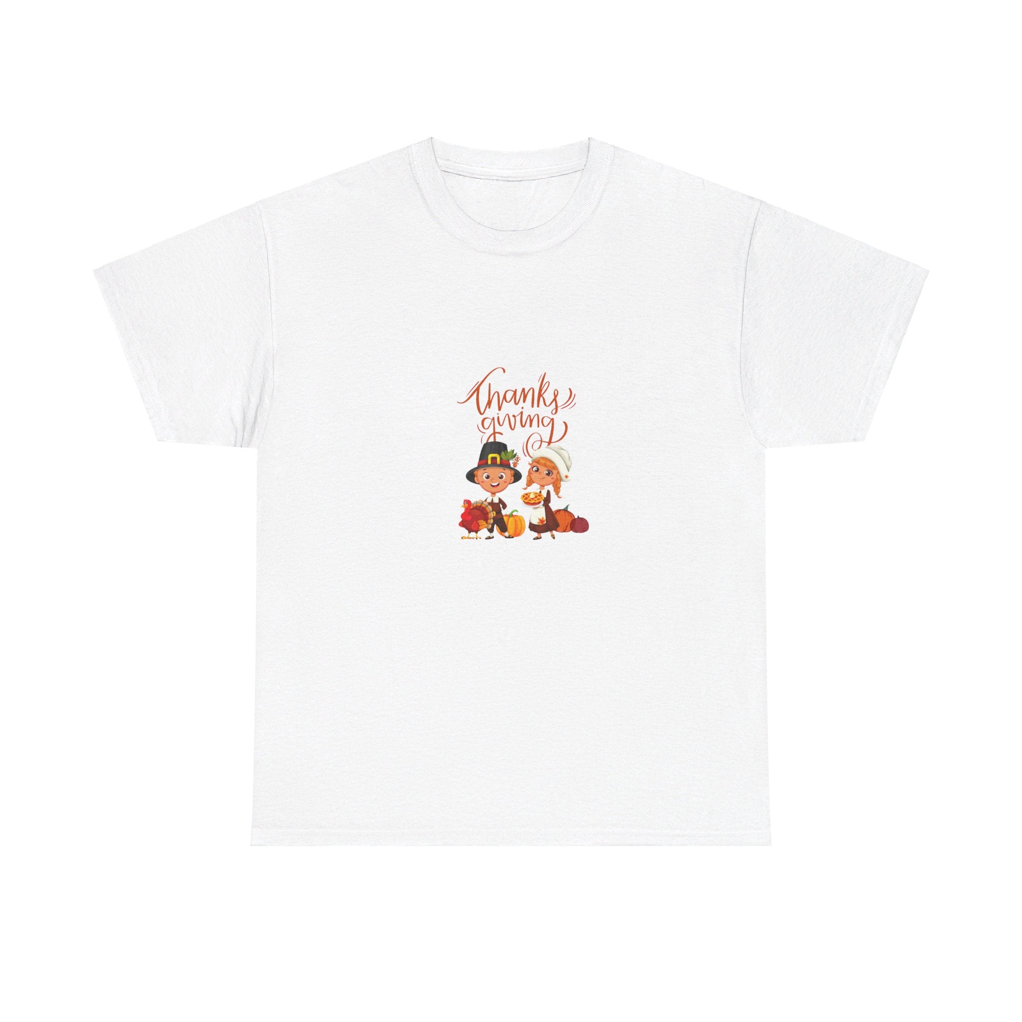 Happy Thanksgiving Unisex Heavy Cotton Tee