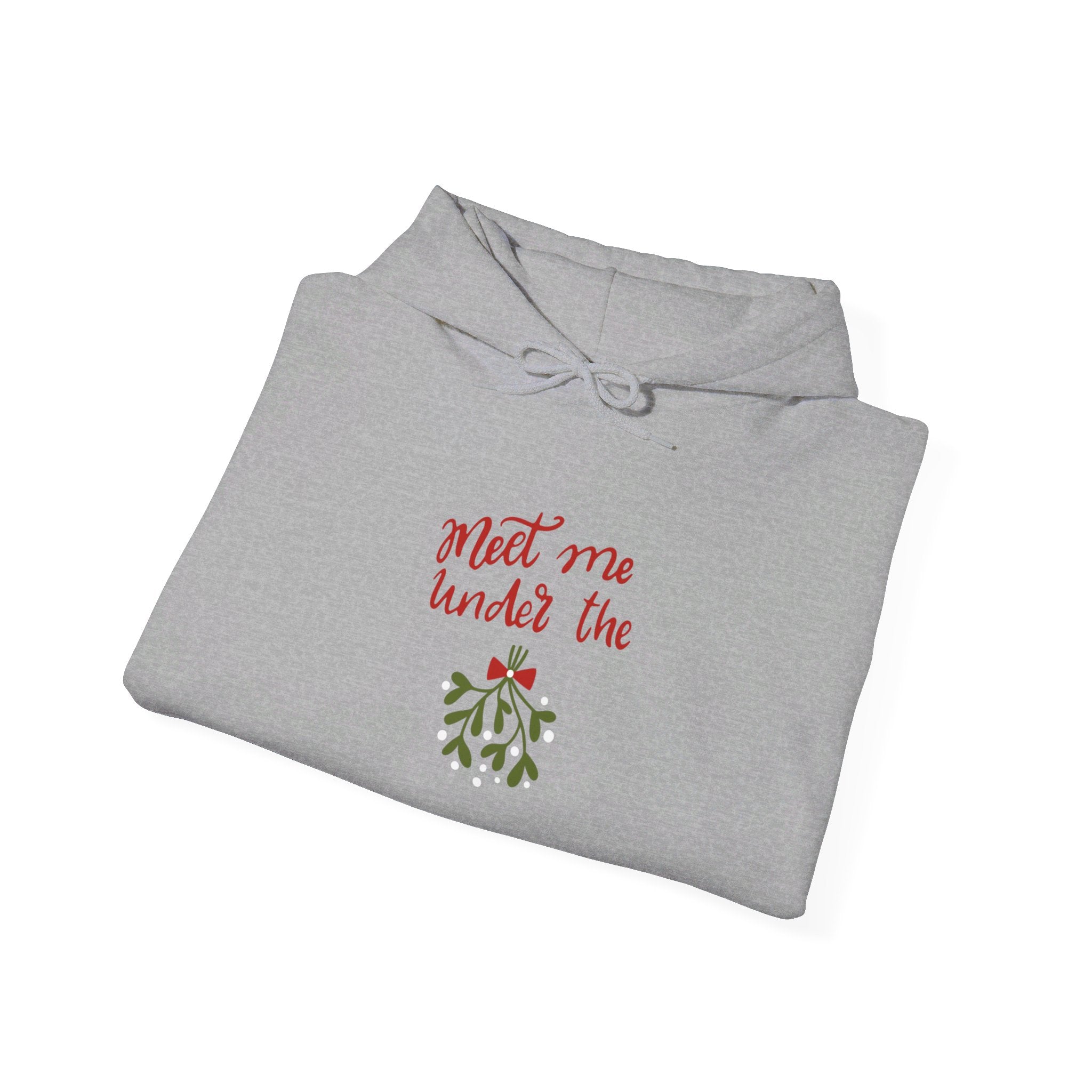 Meet Me Under The Mistletoe Unisex Heavy Blend™ Hooded Sweatshirt