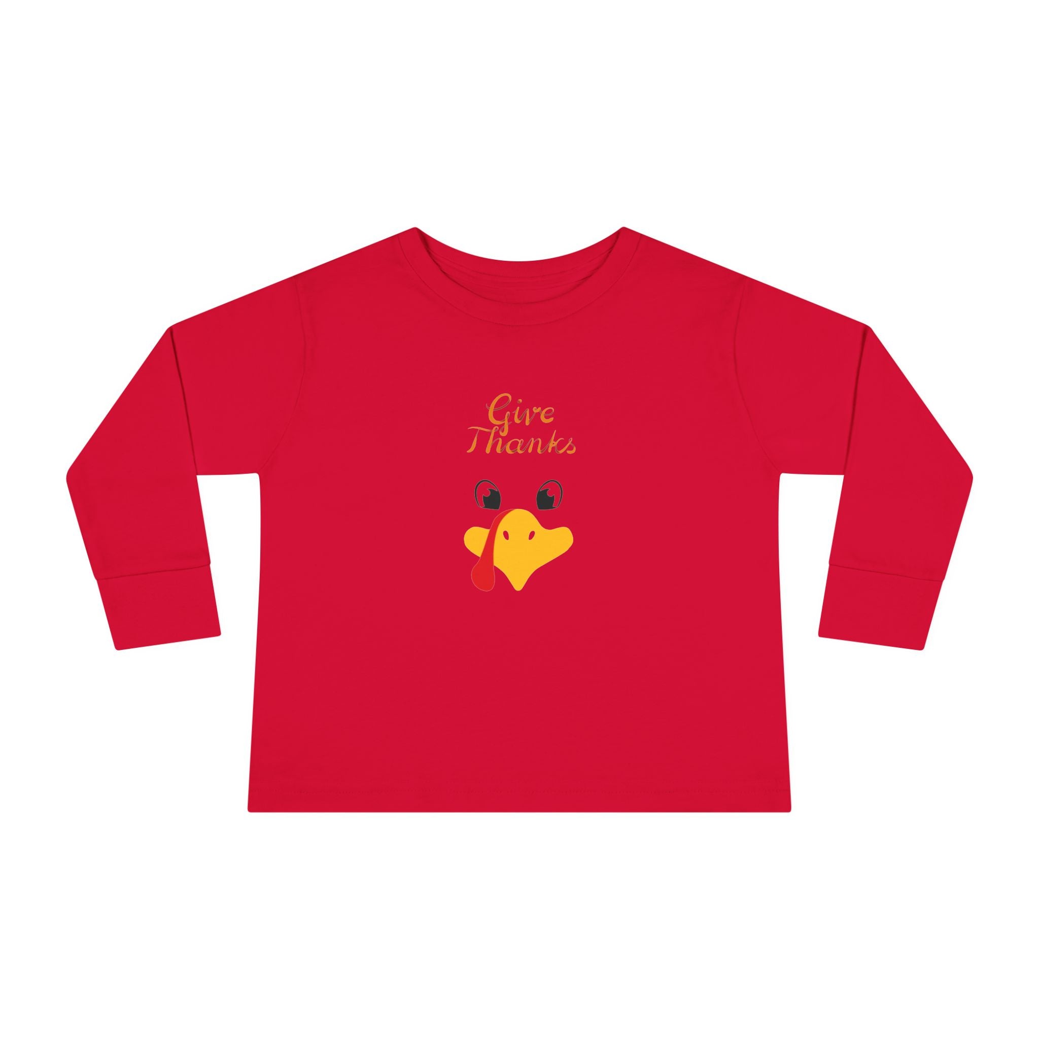 Give Thanks Toddler Long Sleeve Tee