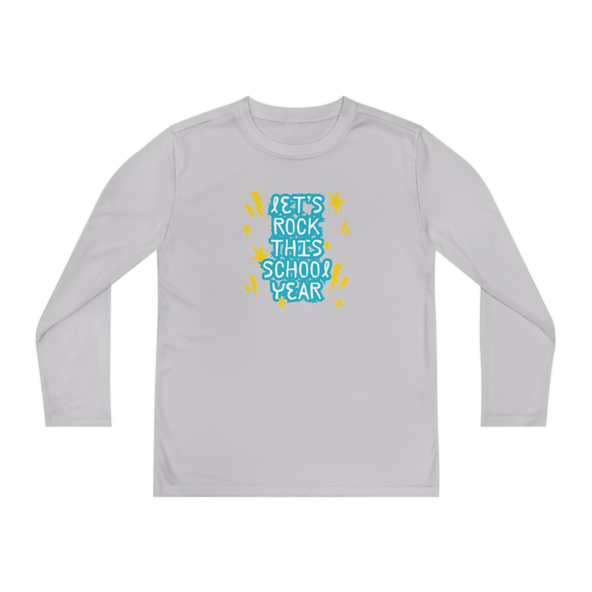 Let's Rock This School Year Youth Long Sleeve Competitor Tee