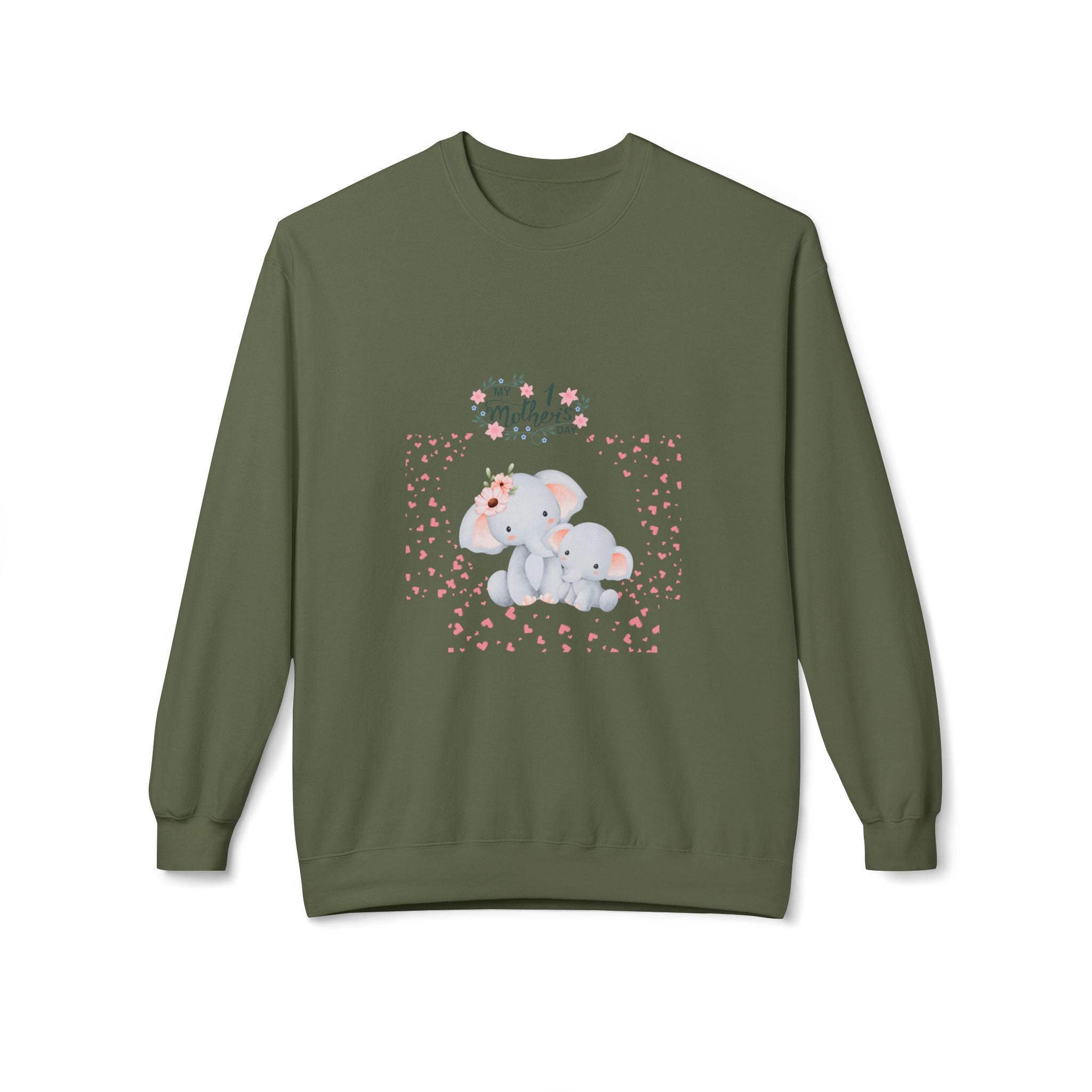 My 1st Mother's Day Fleece Crewneck Sweatshirt