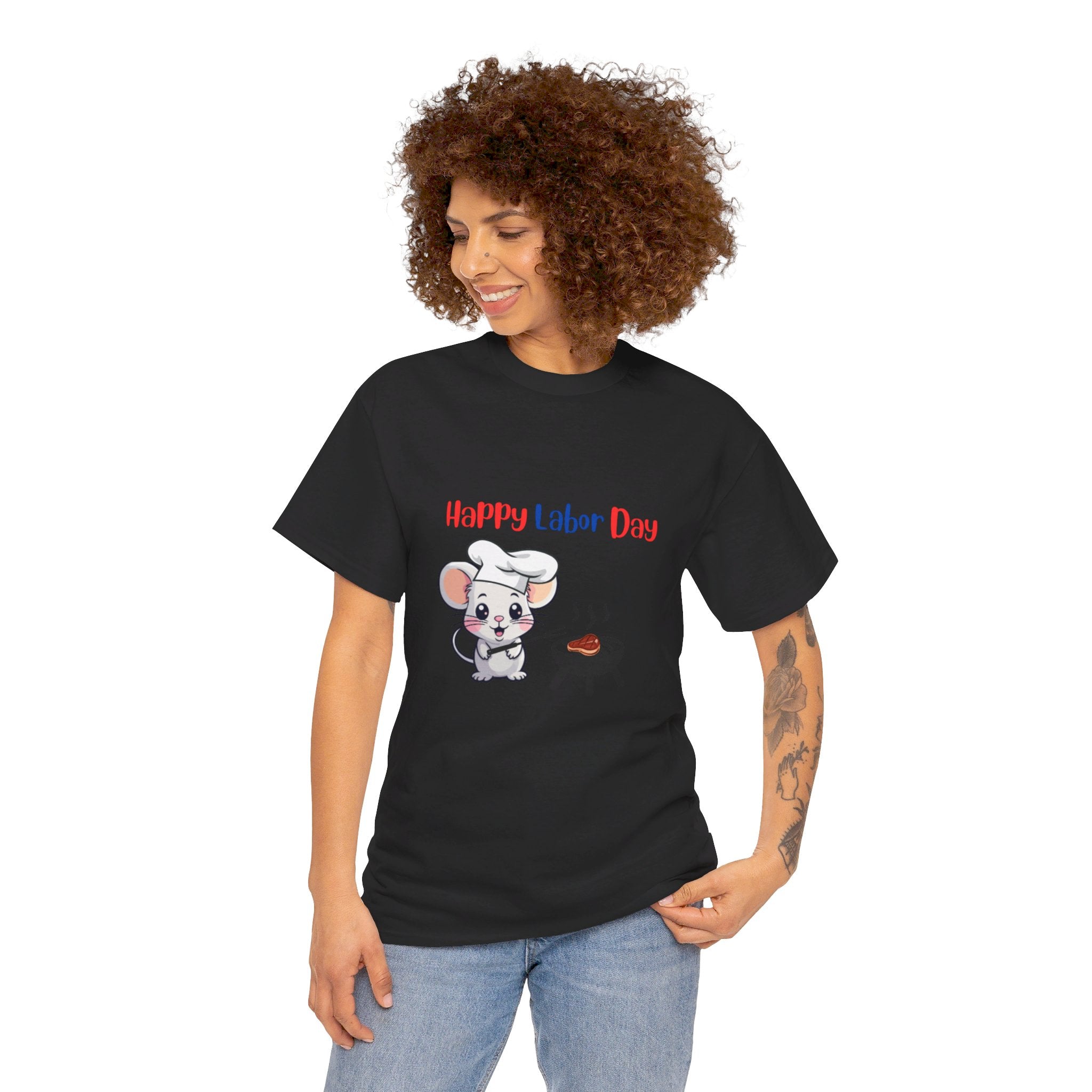 Labor Day Cookout Unisex Heavy Cotton Tee