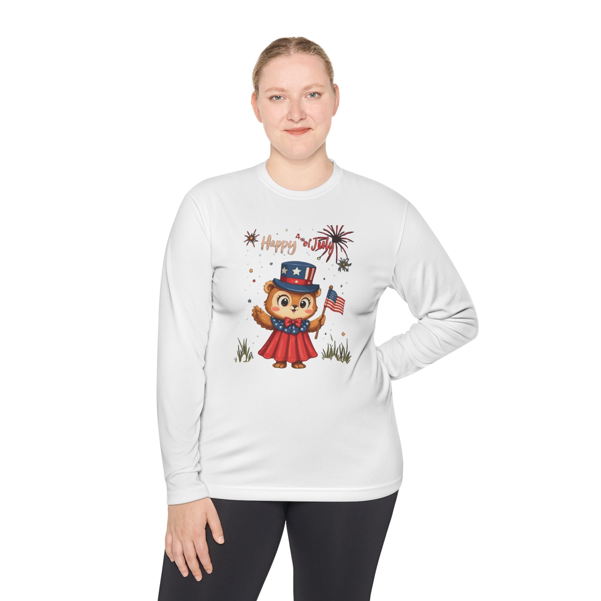 Happy Independence Day Long Sleeve Tee