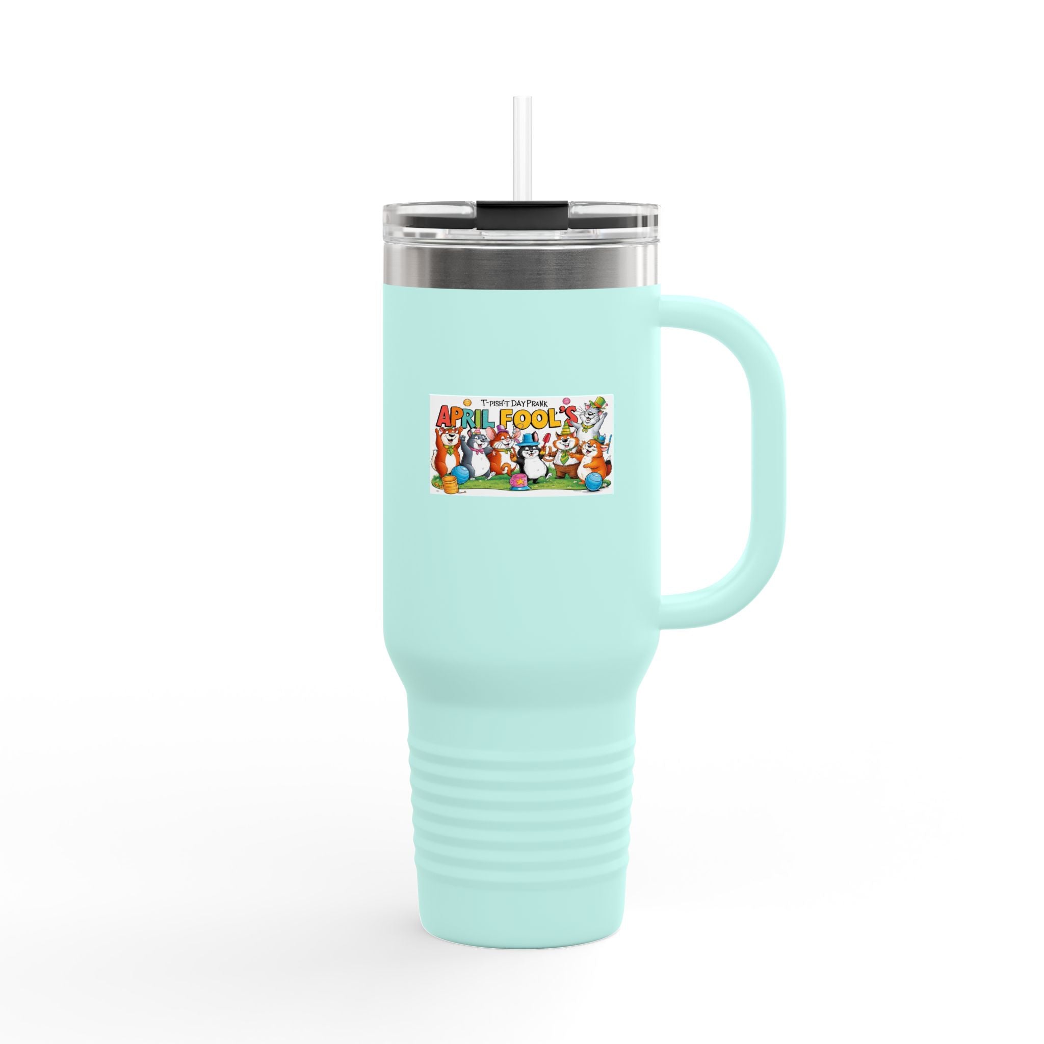 T-Pish'-T Day Prank Insulated Travel Mug - 40oz with Straw