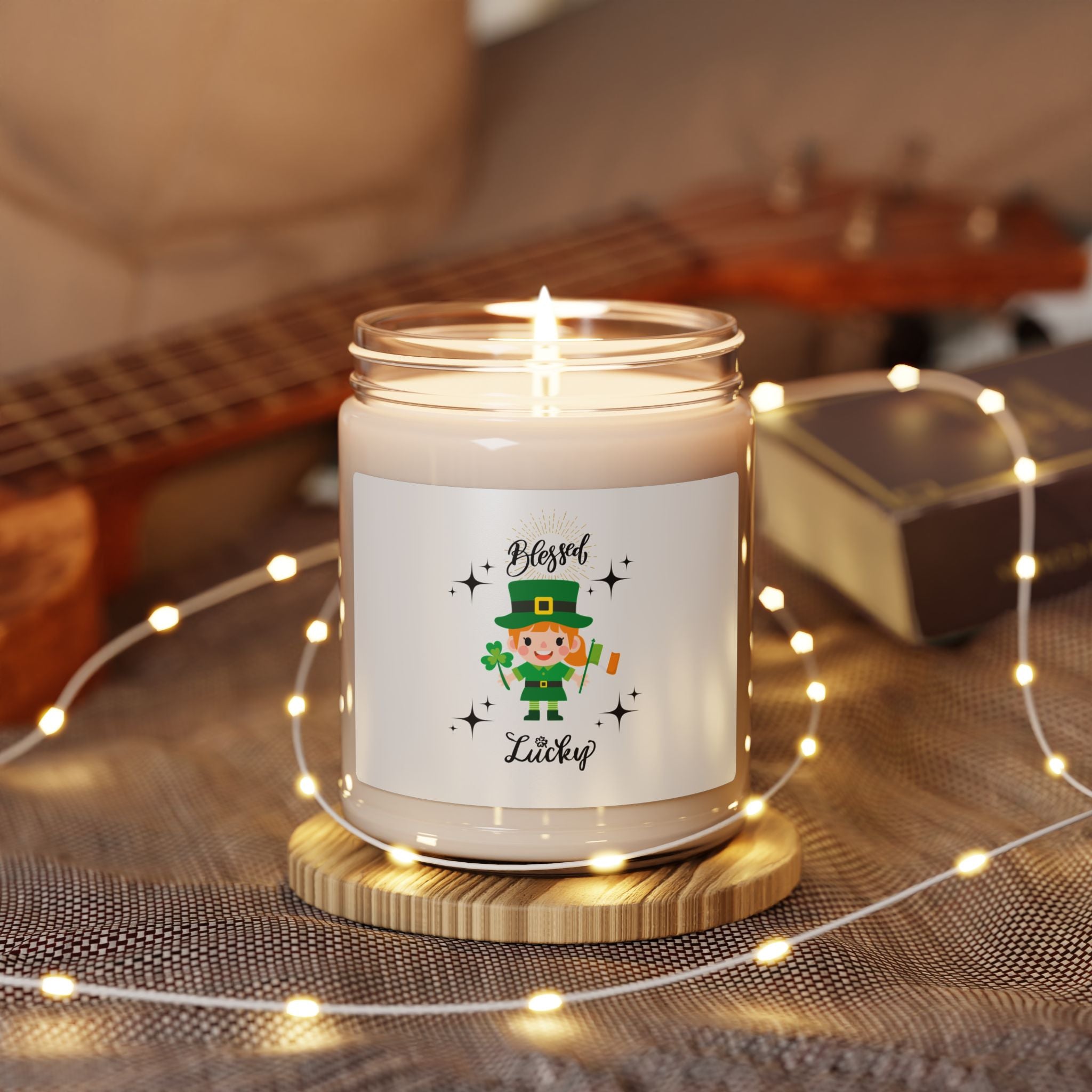Blessed & Lucky Scented Soy Candle St. Patrick's Day