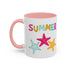 Summer Starfish Accent Coffee Mug (11, 15oz)