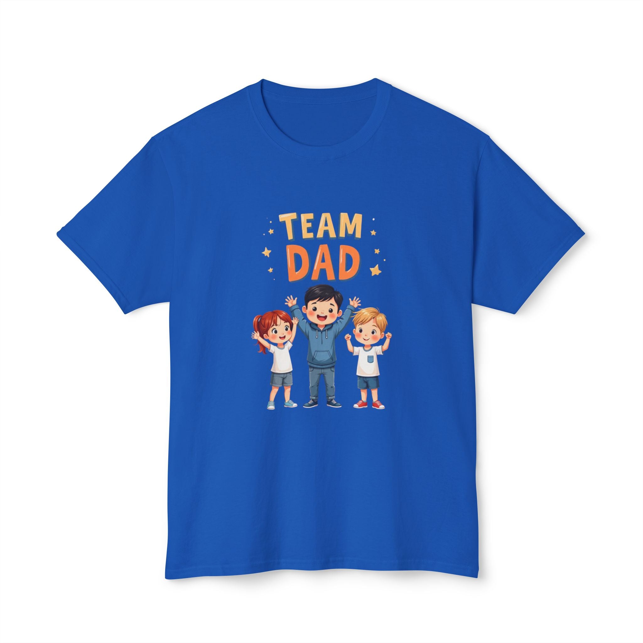 Team Dad Unisex HD Cotton T-shirt, Father’s Day Gift