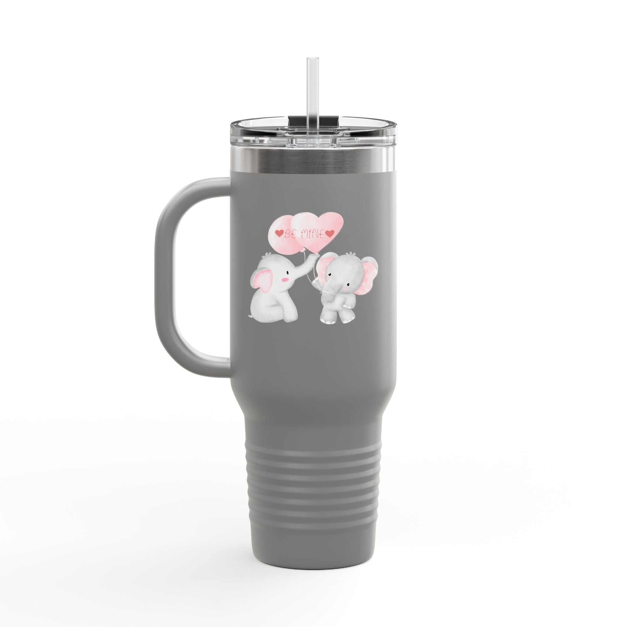 Be Mine Love  Insulated Travel Mug - 40oz - Perfect for Kids & Animal Lovers