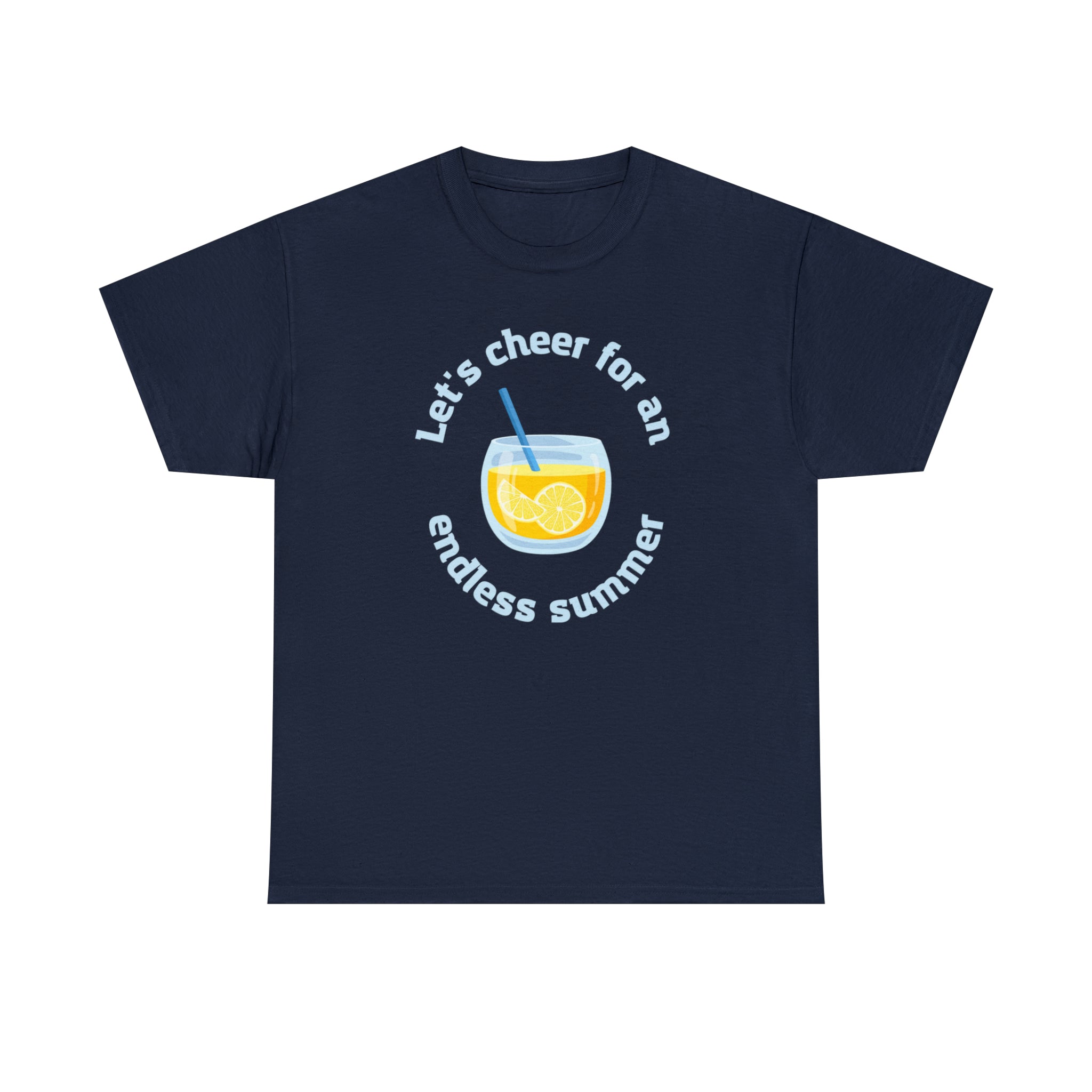 Let's Cheer For An Endless Summer Unisex Heavy Cotton Tee