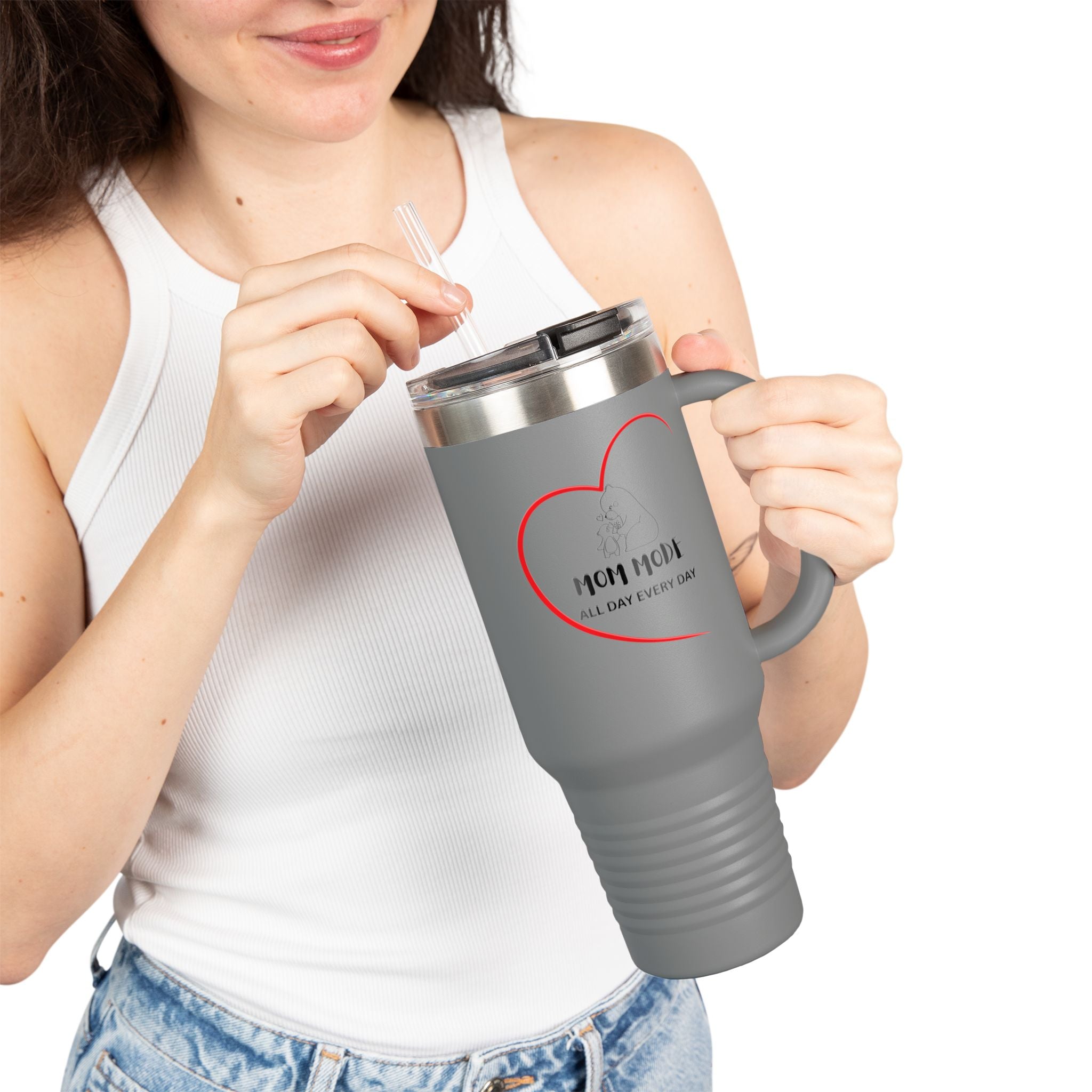 Mom Mode Insulated Travel Mug - 40oz